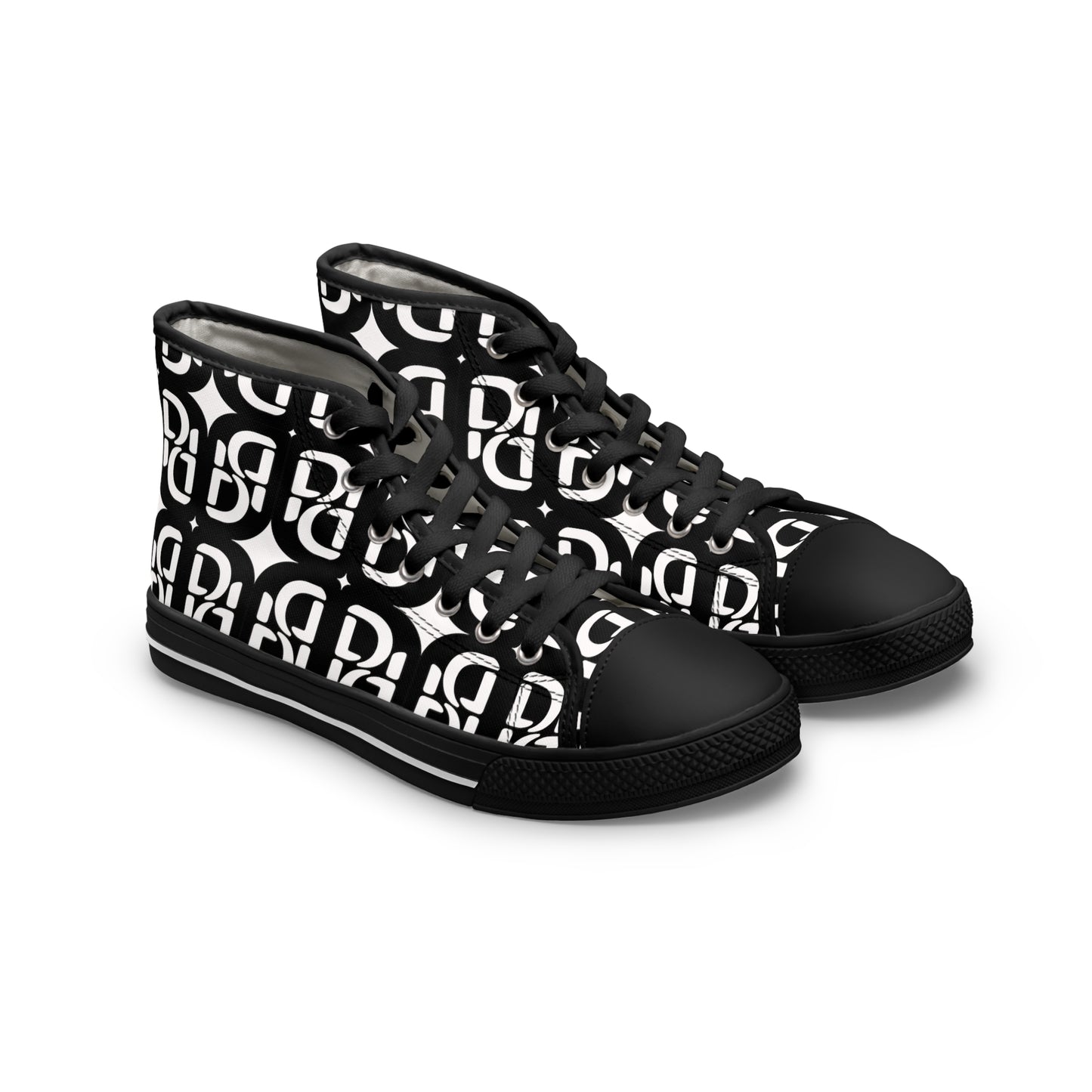 Phallacy Monogram Designer Women's High Top Sneakers