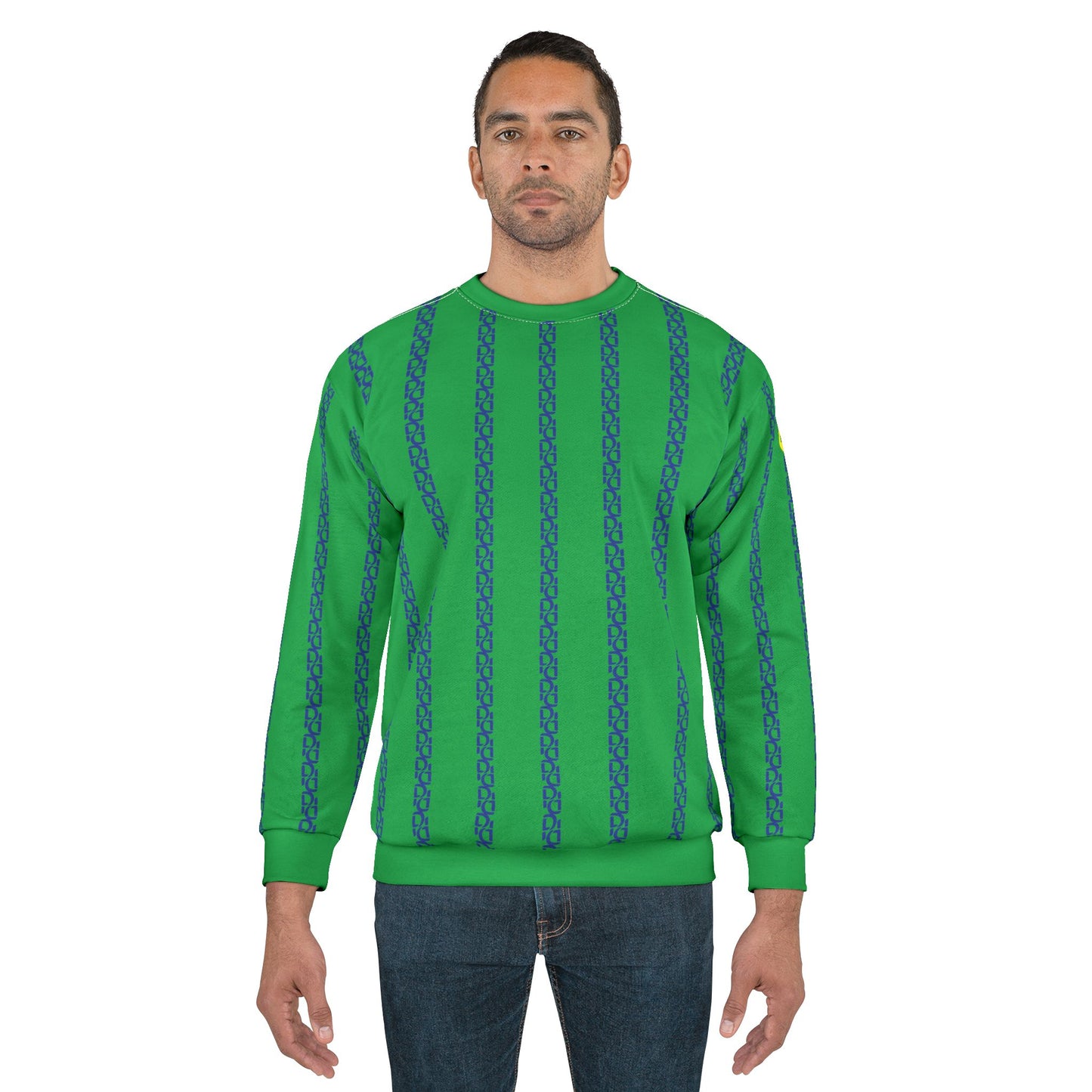 Phallacy Striped Designer Unisex Sweatshirt