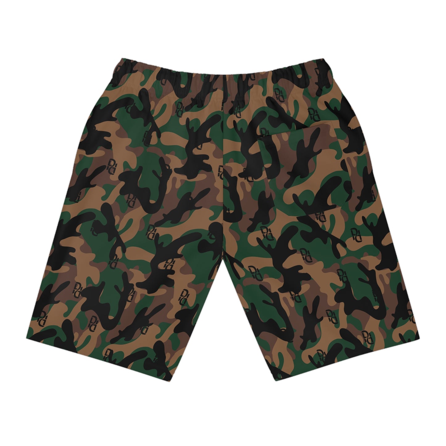 Phallacy Camo Designer Athletic Shorts