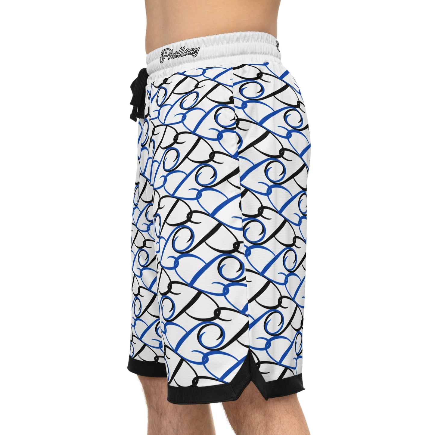 Phallacy Diamond Designer Unisex Basketball Shorts