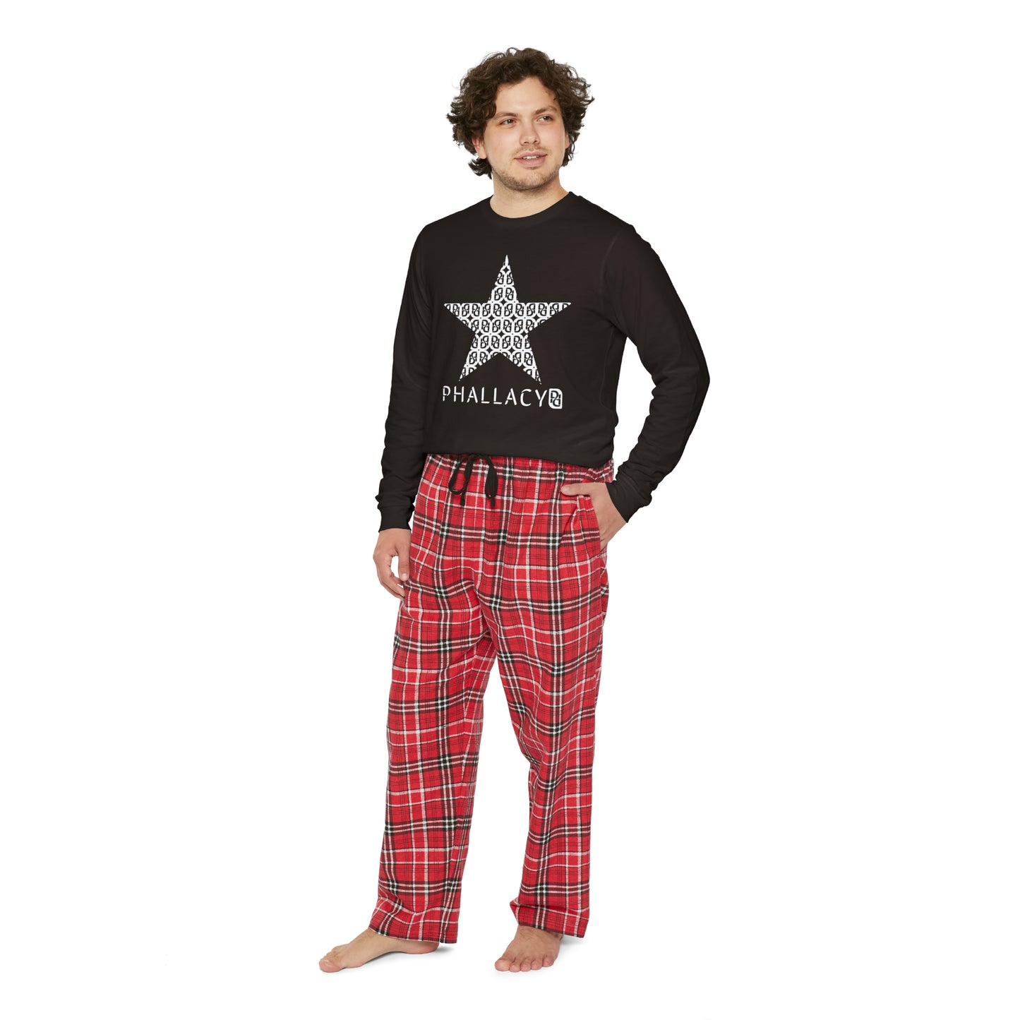 Phallacy Star Men's Long Sleeve Pajama Set