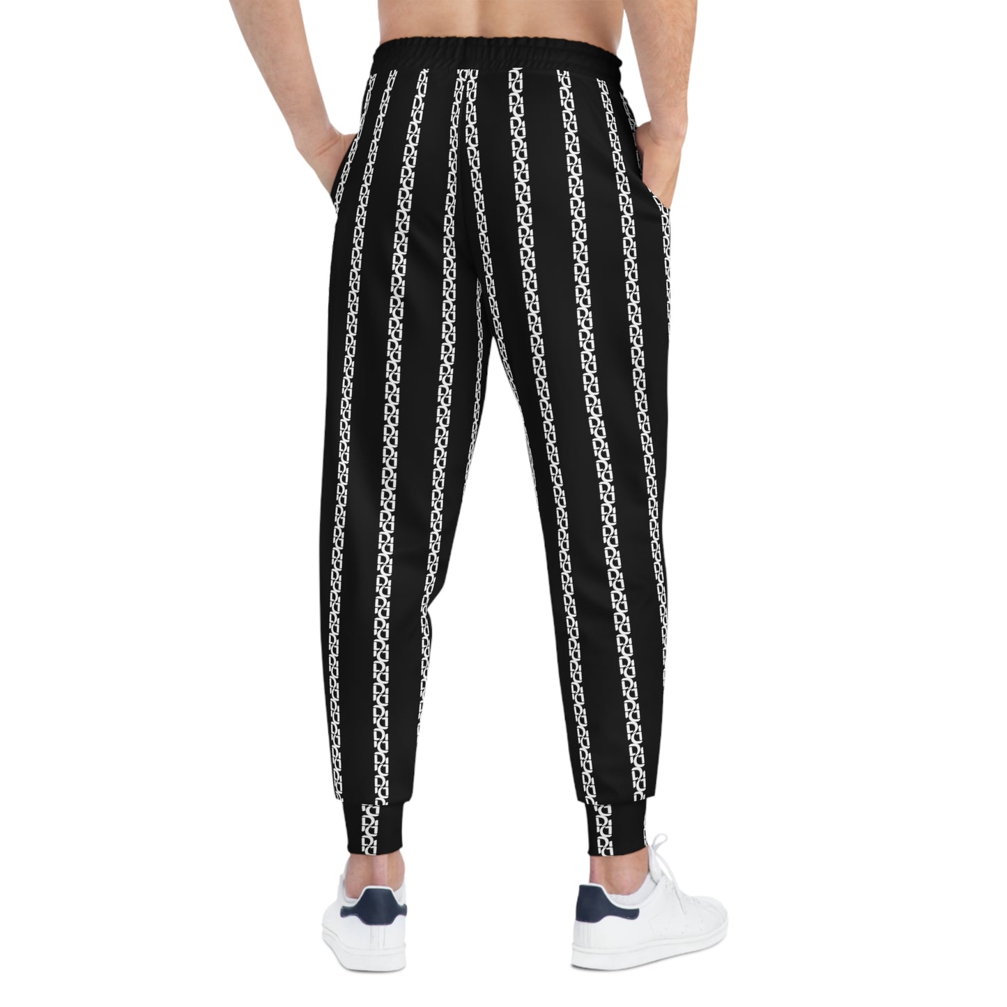 Phallacy Striped Designer Unisex Athletic Joggers