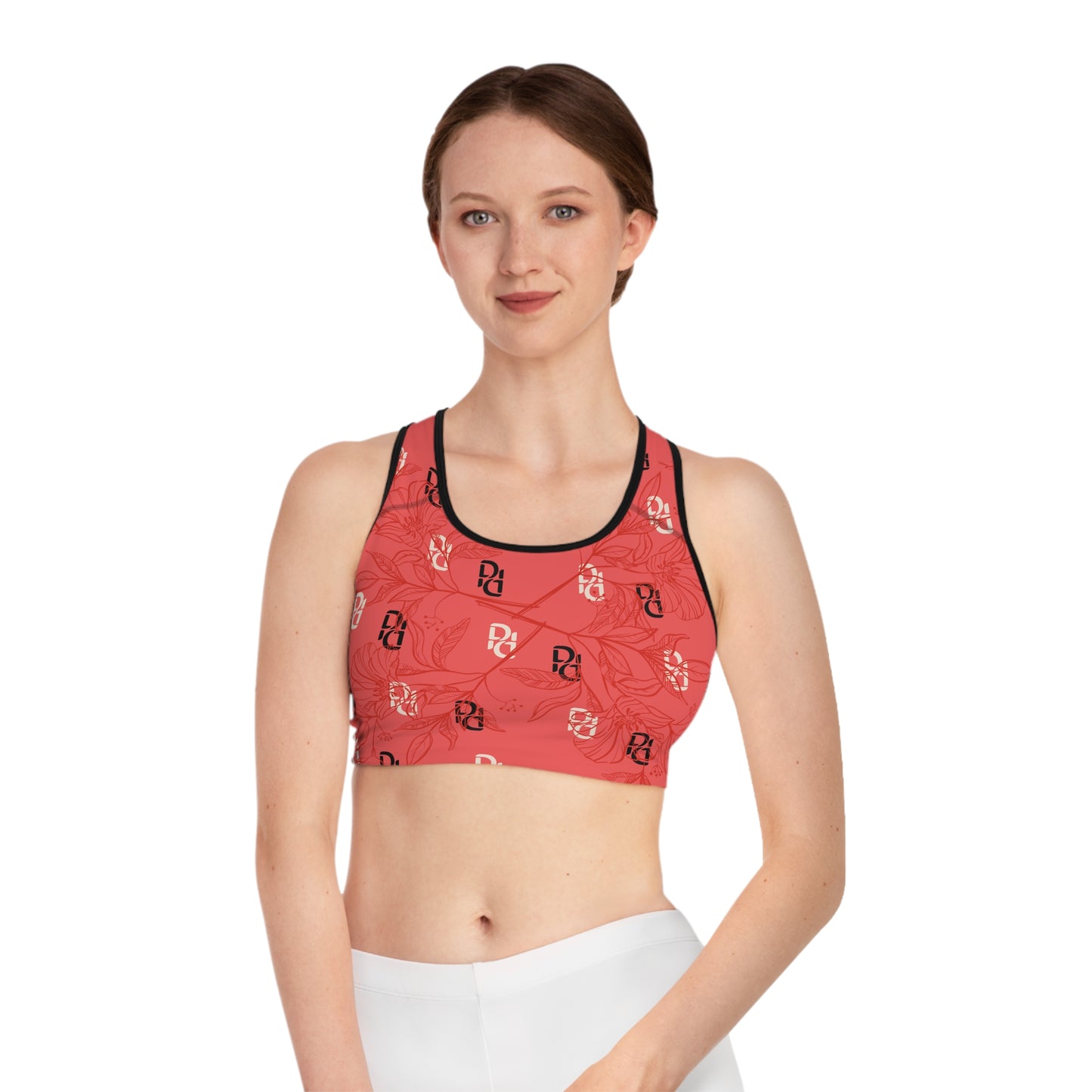 Phallacy Designer Floral Sports Bra