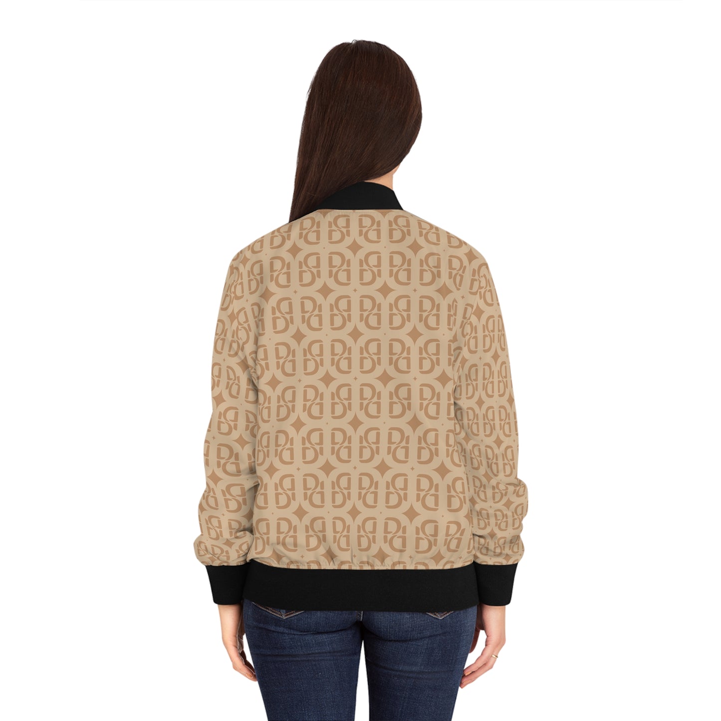 Phallacy Monogram Designer Women's Bomber Jacket