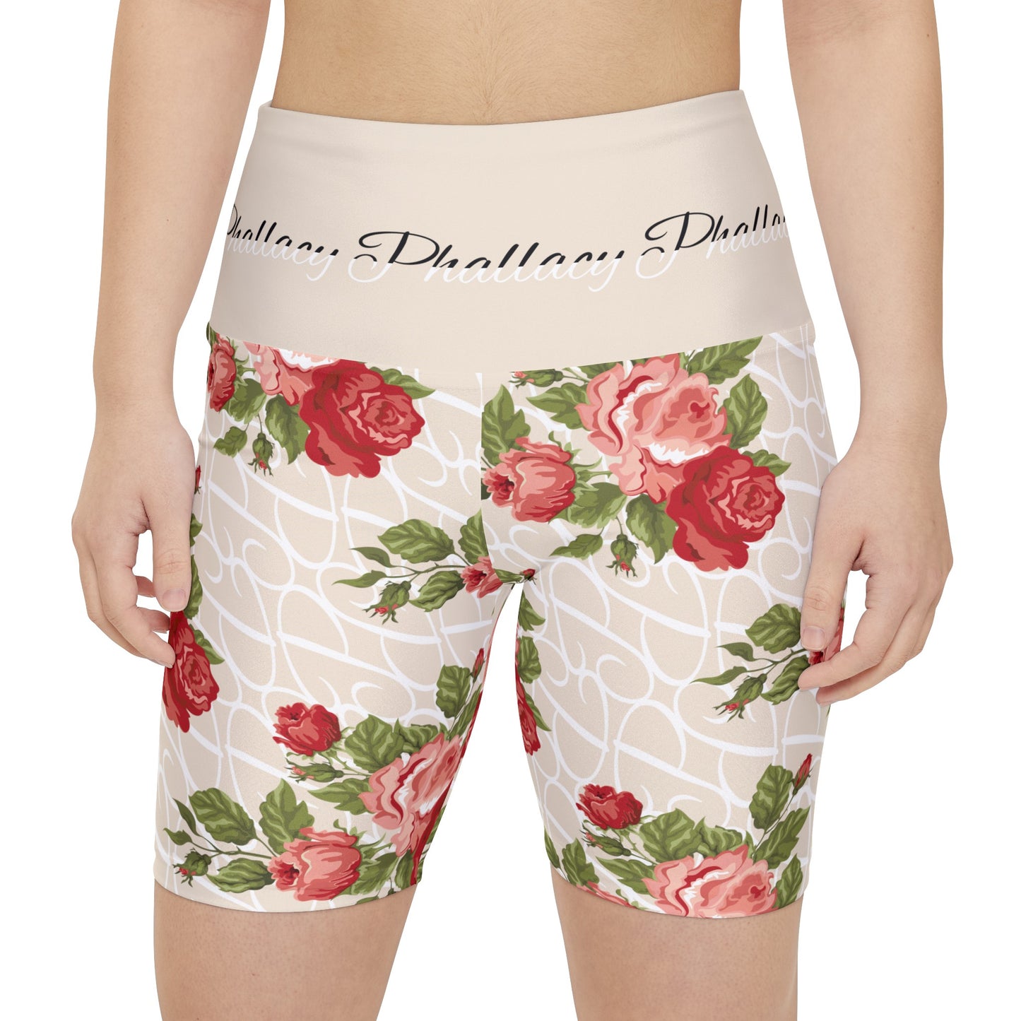 Phallacy Designer Floral Women's Workout Shorts