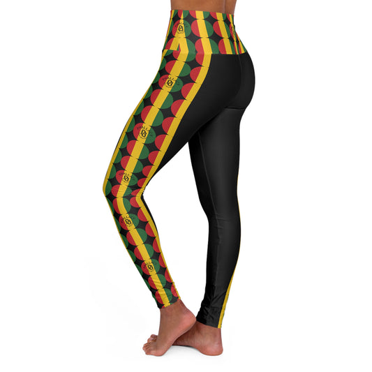 Phallacy Time Designer High Waisted Yoga Leggings