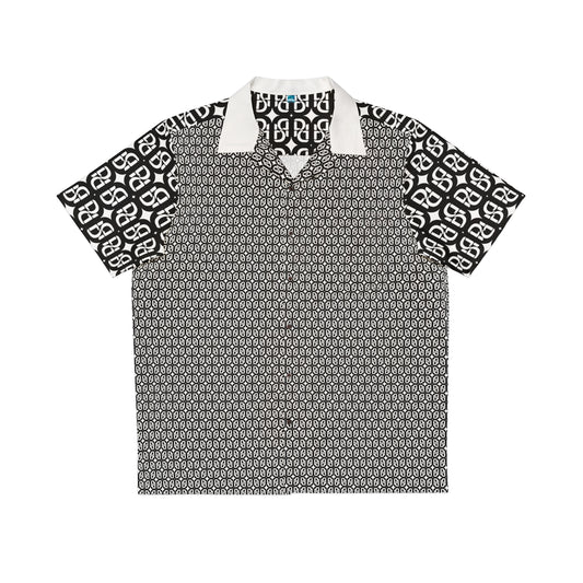 Phallacy Monogram Designer Button Up Shirt