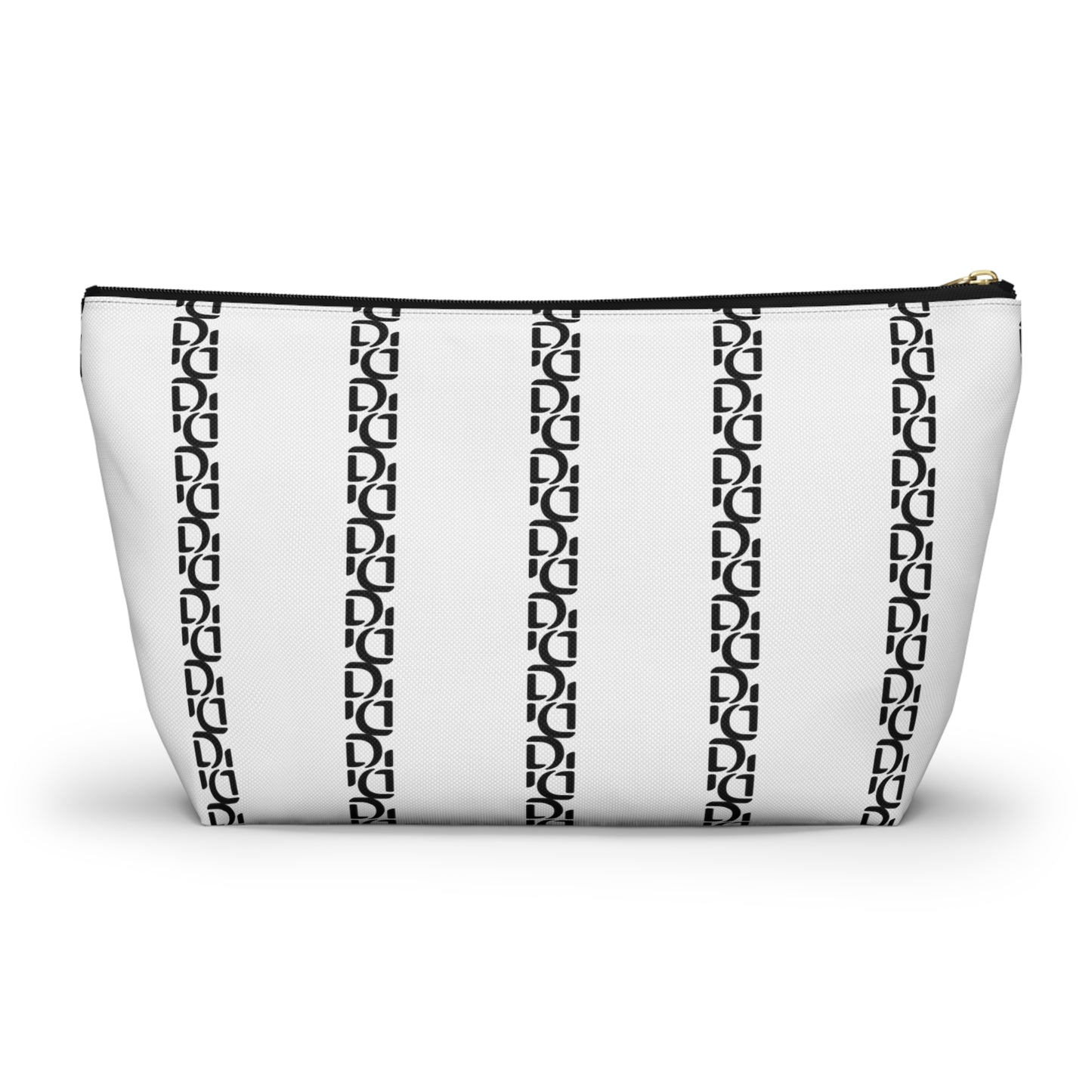 Phallacy Striped Designer Accessory Pouch w T-bottom