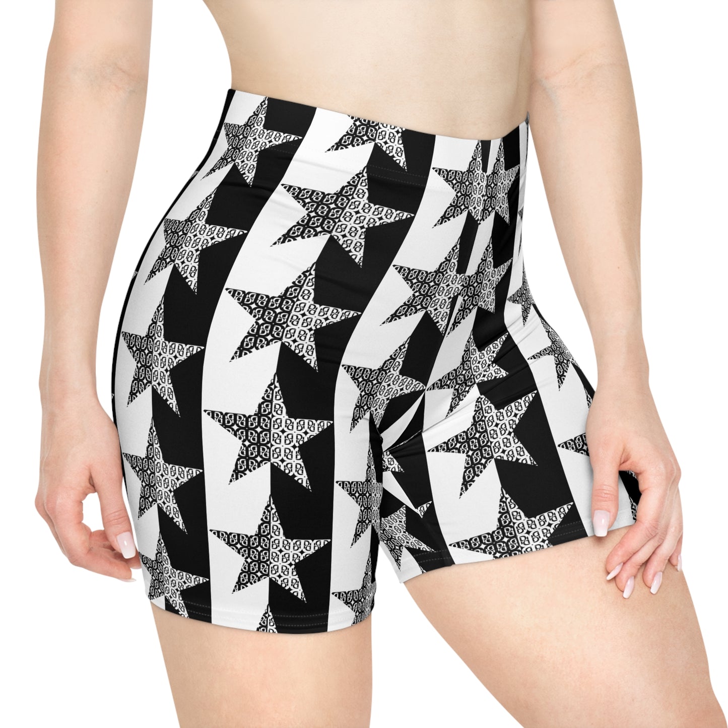 Phallacy Star Designer Women's Biker Shorts