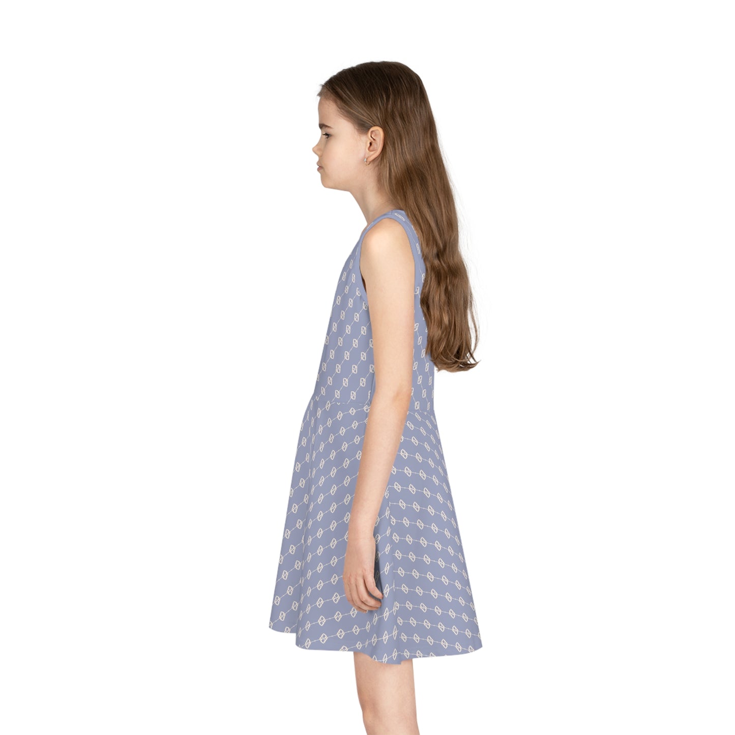 Phallacy Monogram Designer Girls Sundress