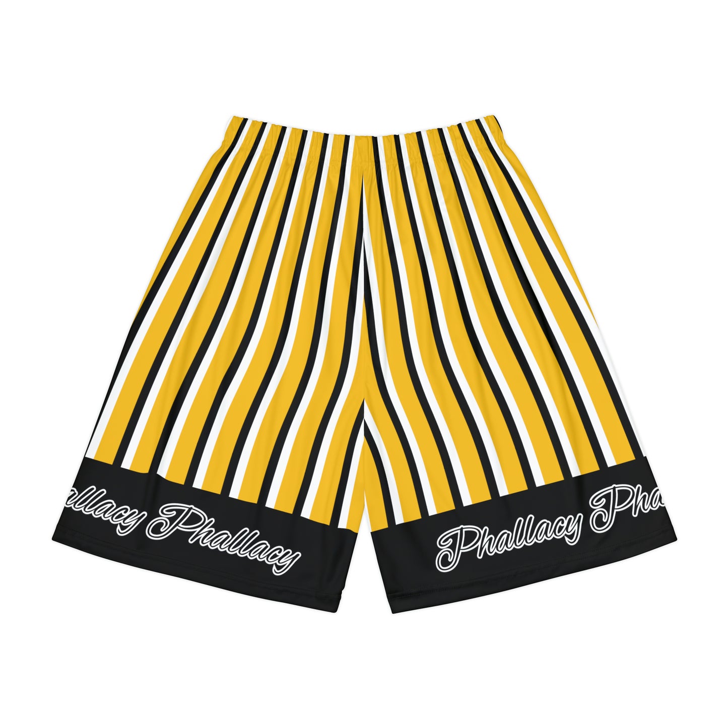 Phallacy Striped Designer Sports Shorts