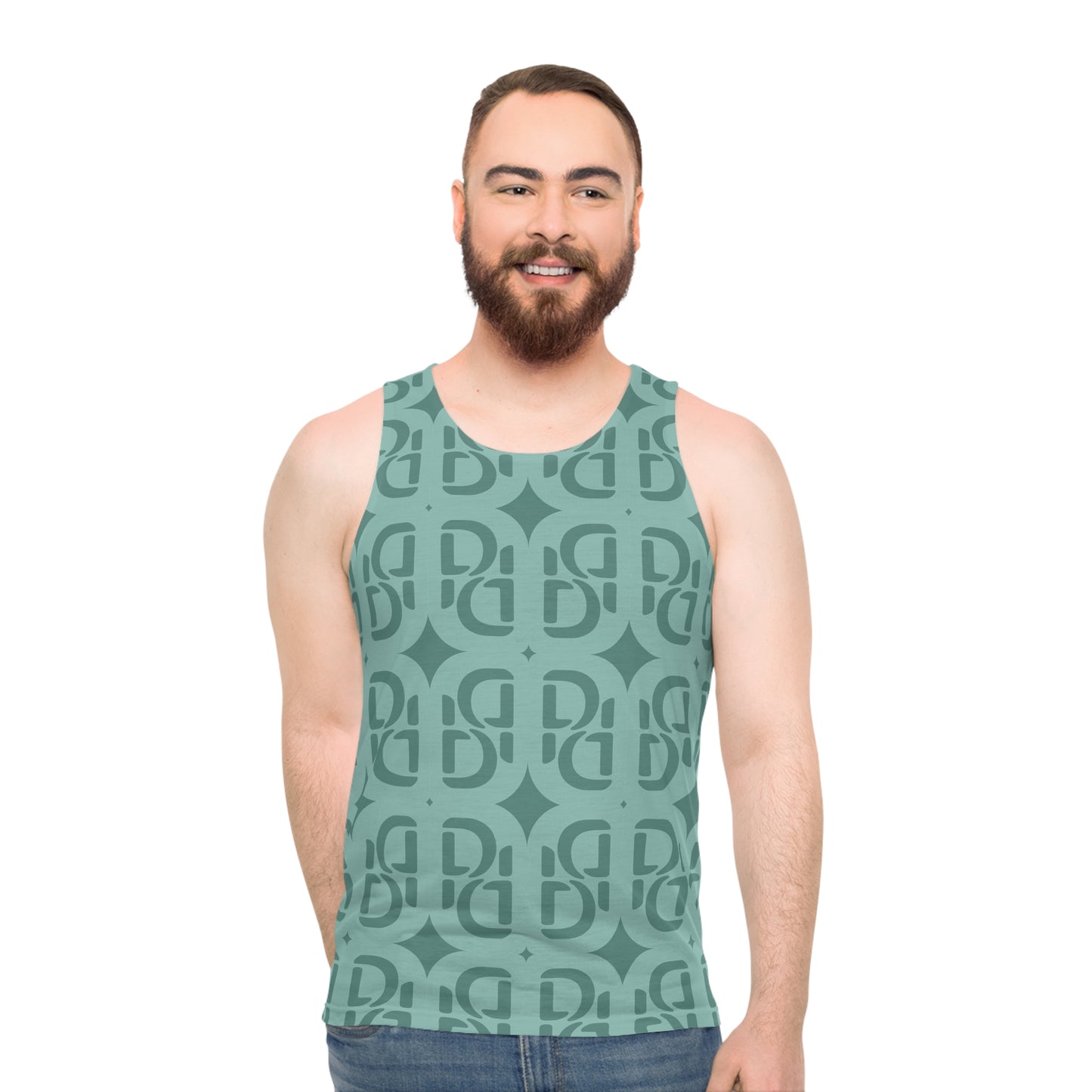 Phallacy Monogram Designer Unisex Tank Top