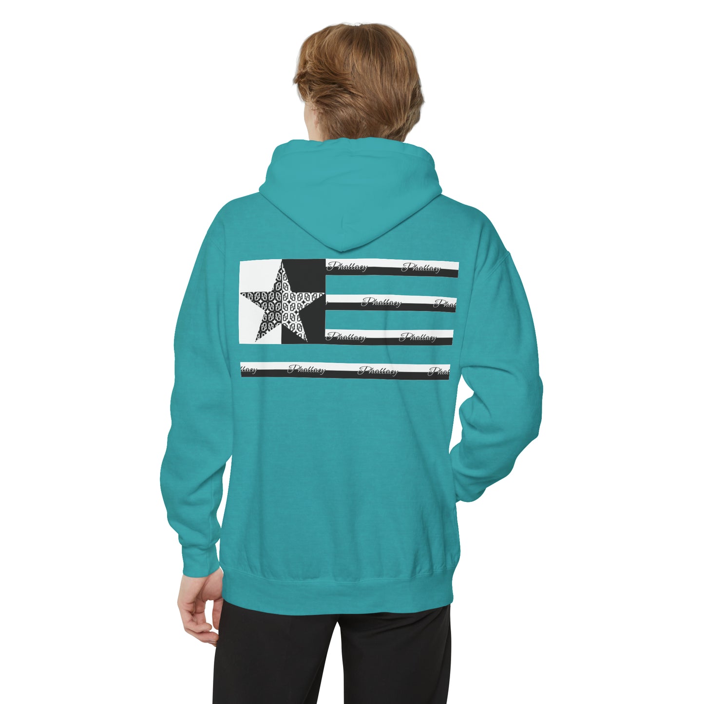 Phallacy Flag Unisex Garment-Dyed Hoodie