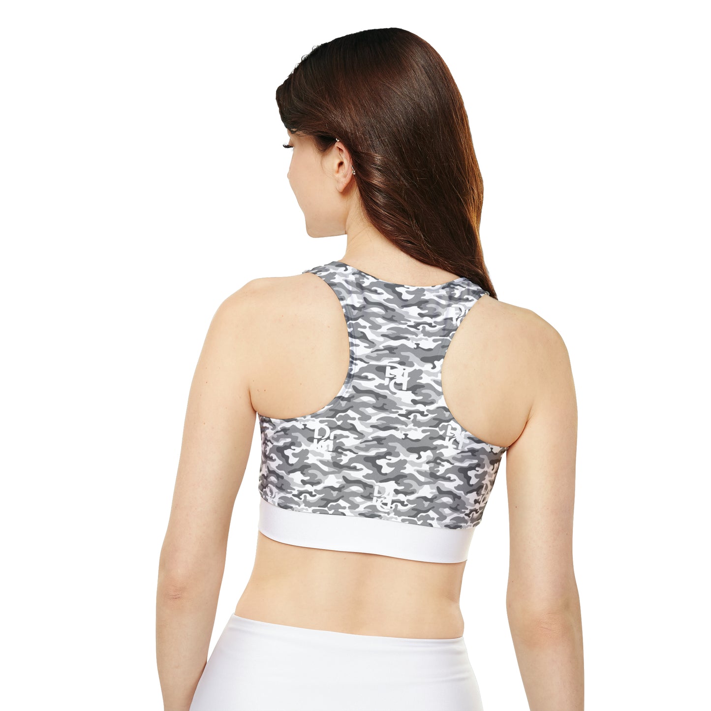 Phallacy Camo Designer  Padded Sports Bra