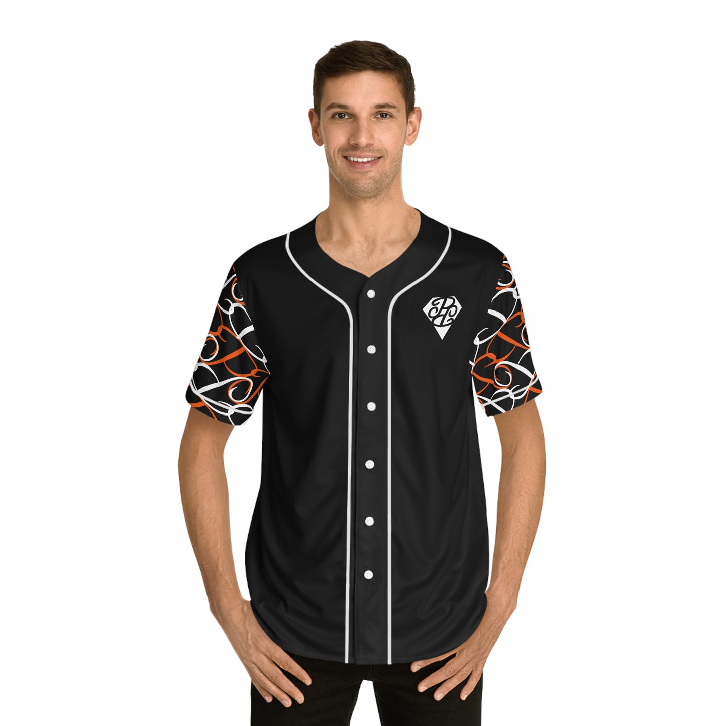 Phallacy Diamond Designer Men's Baseball Jersey