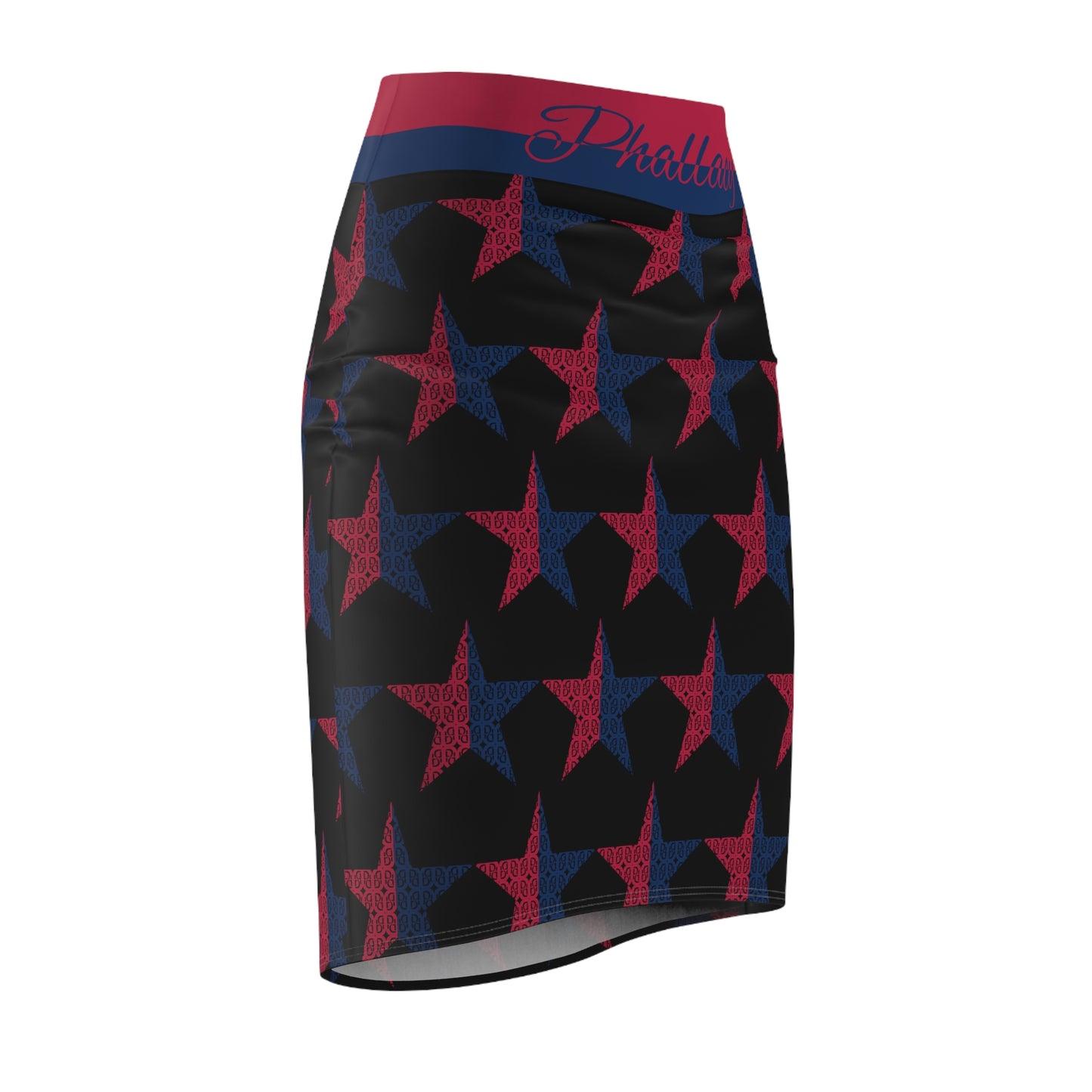 Phallacy Star Designer Pencil Skirt