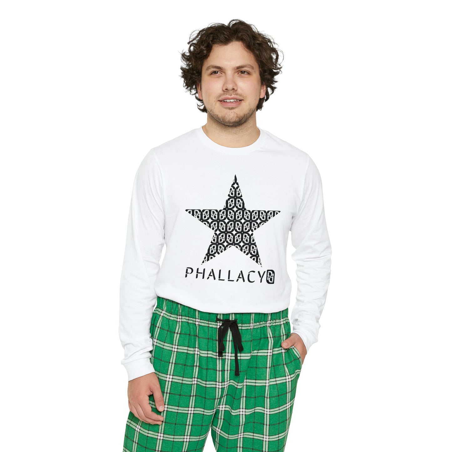 Phallacy Star Men's Long Sleeve Pajama Set