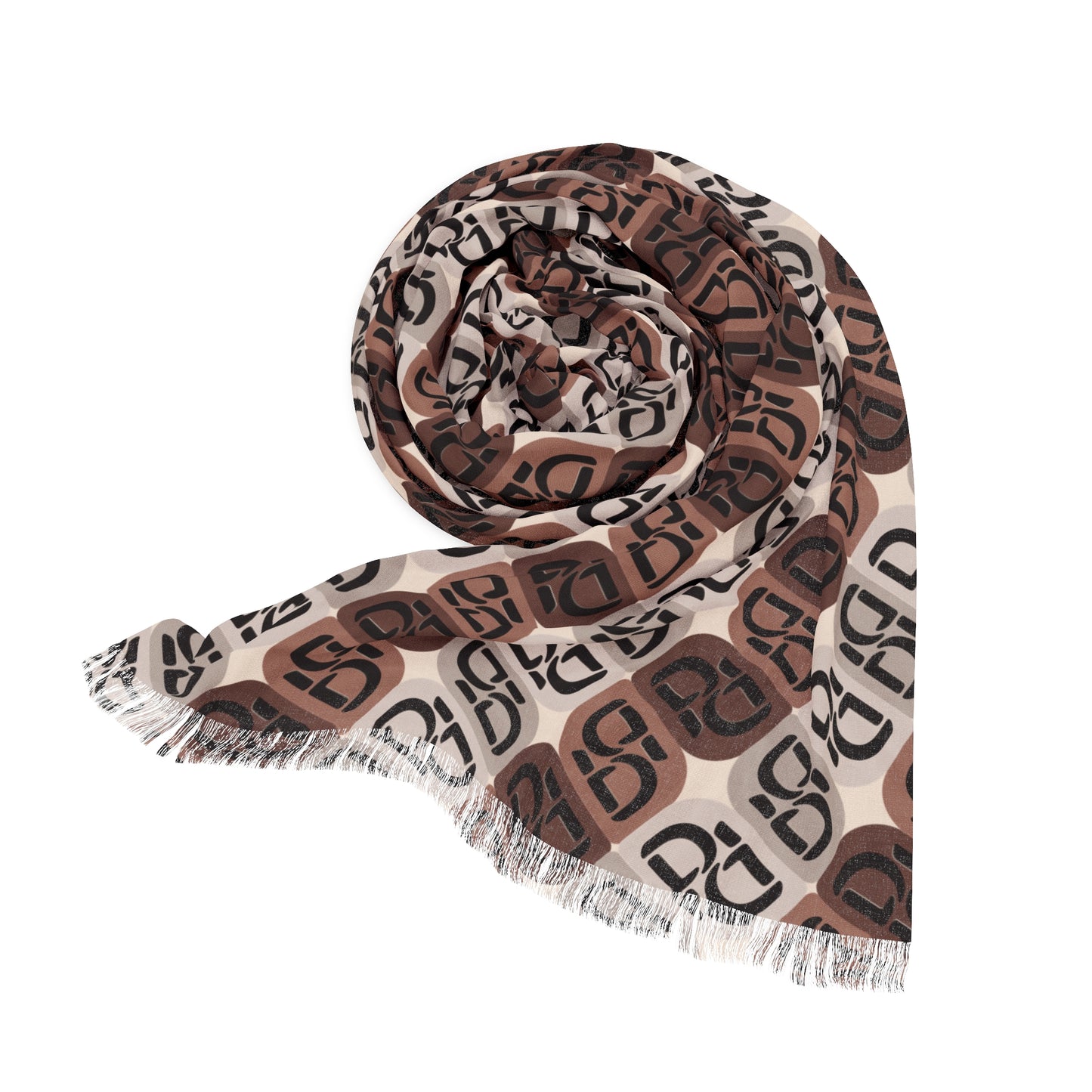 Phallacy Monogram Designer Scarf