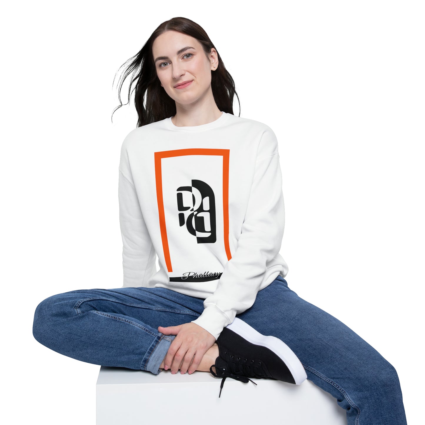 Phallacy Frame Unisex Drop Shoulder Sweatshirt