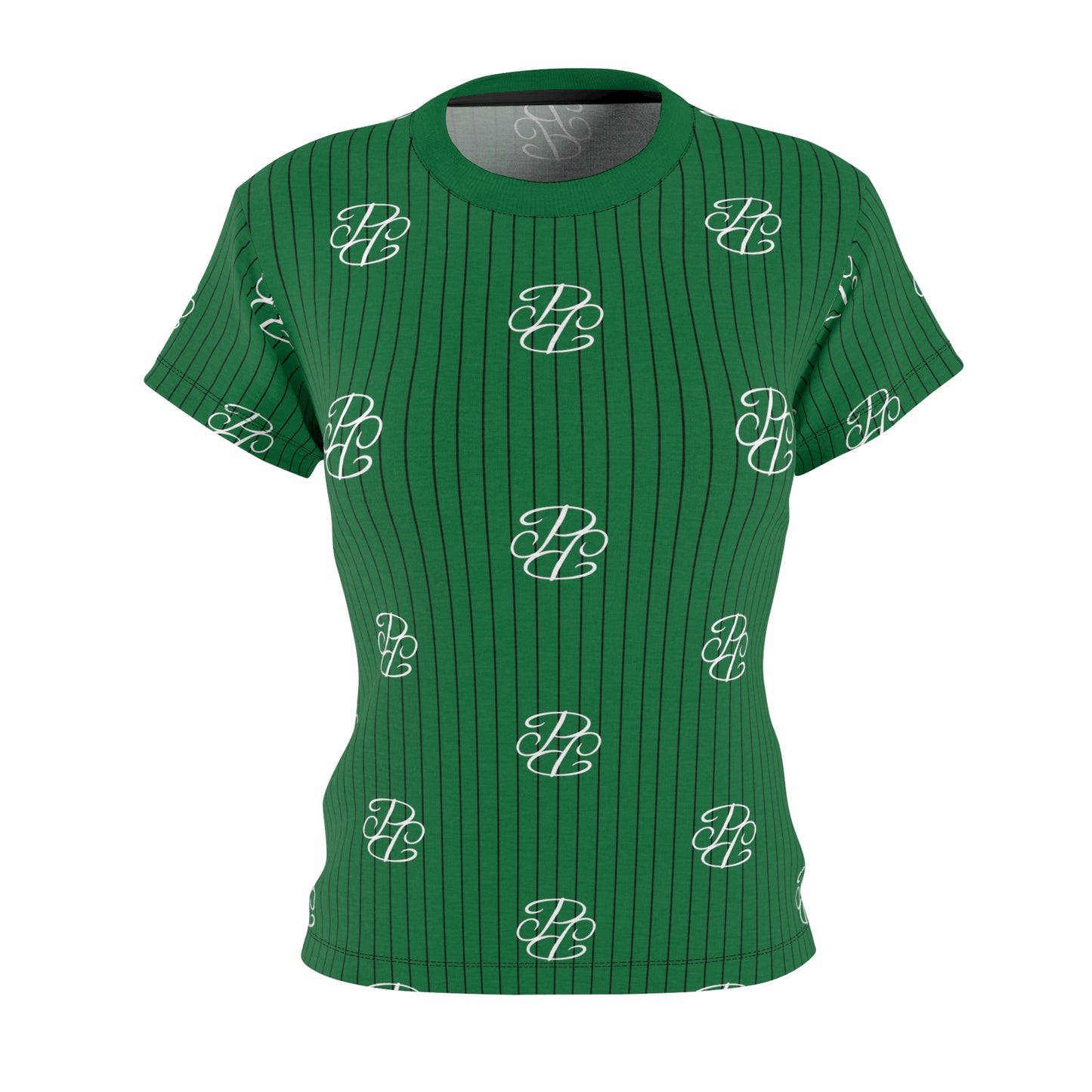 Phallacy Players Striped Designer Women's Classic Tee