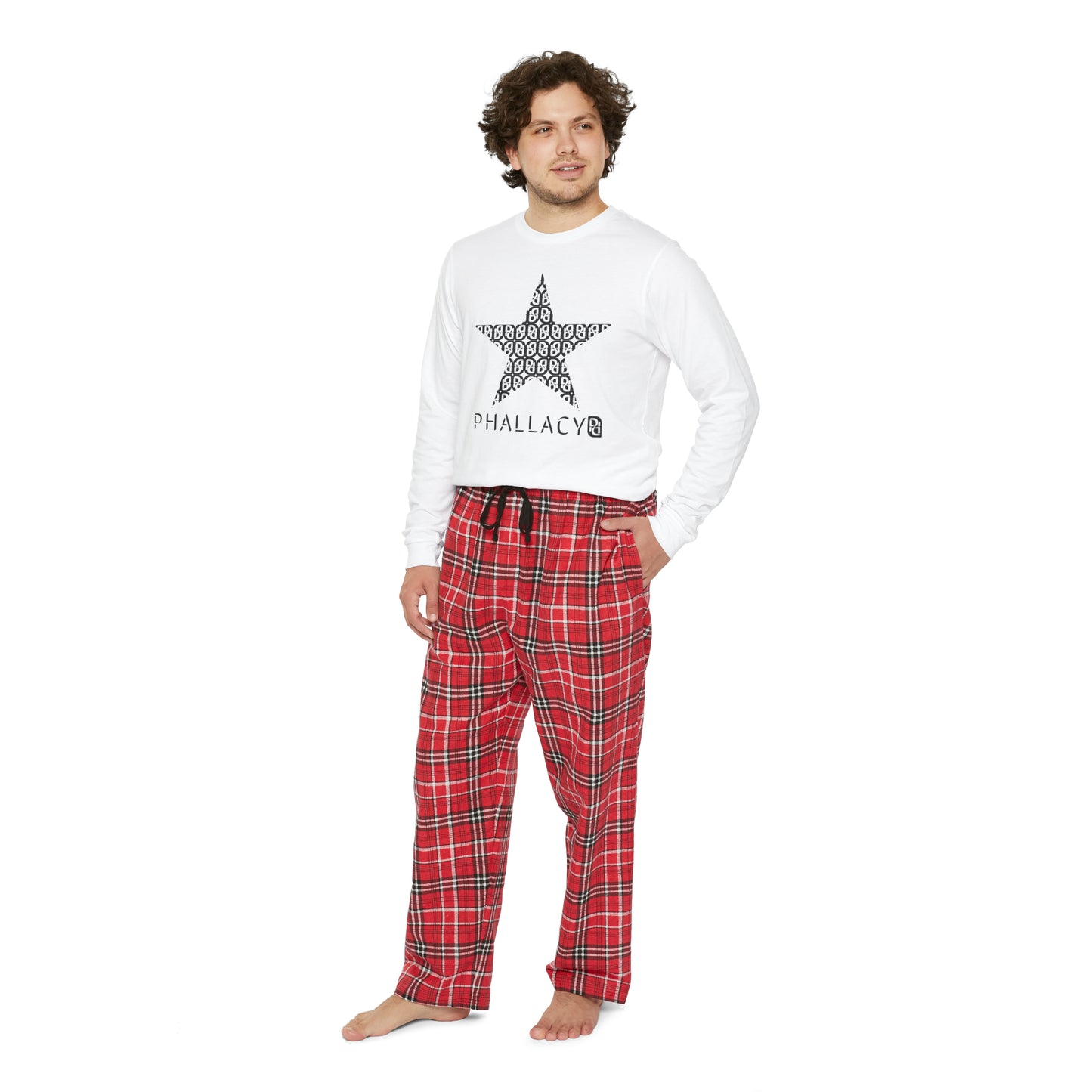 Phallacy Star Men's Long Sleeve Pajama Set