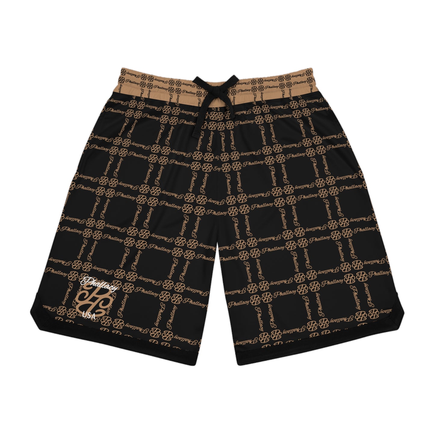 Phallacy Balance Designer Unisex Basketball Shorts