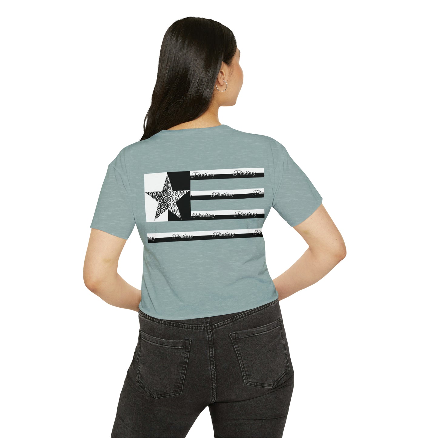 Phallacy Flag Women's Festival Crop Top