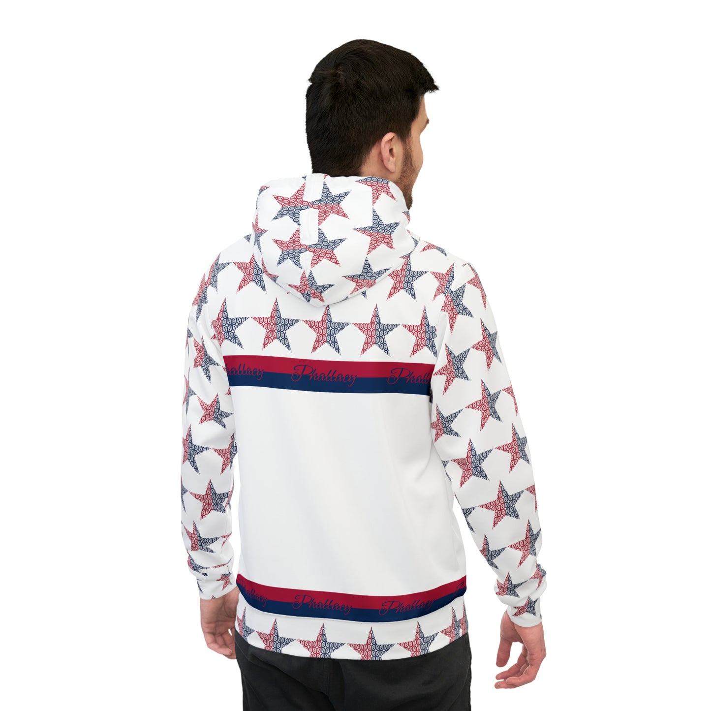 Phallacy Star Designer Unisex Athletic Hoodie