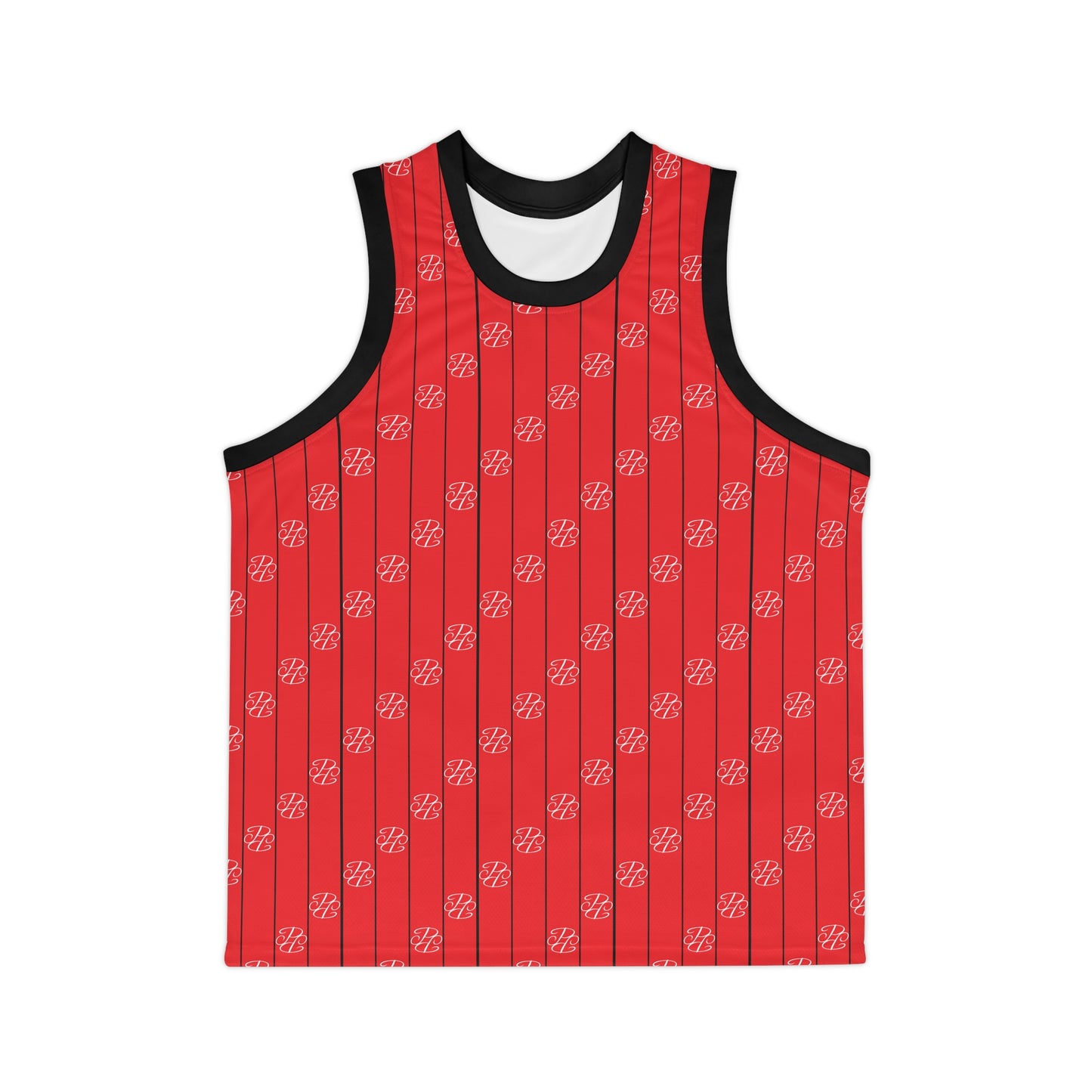 Phallacy Striped Designer Unisex Basketball Jersey