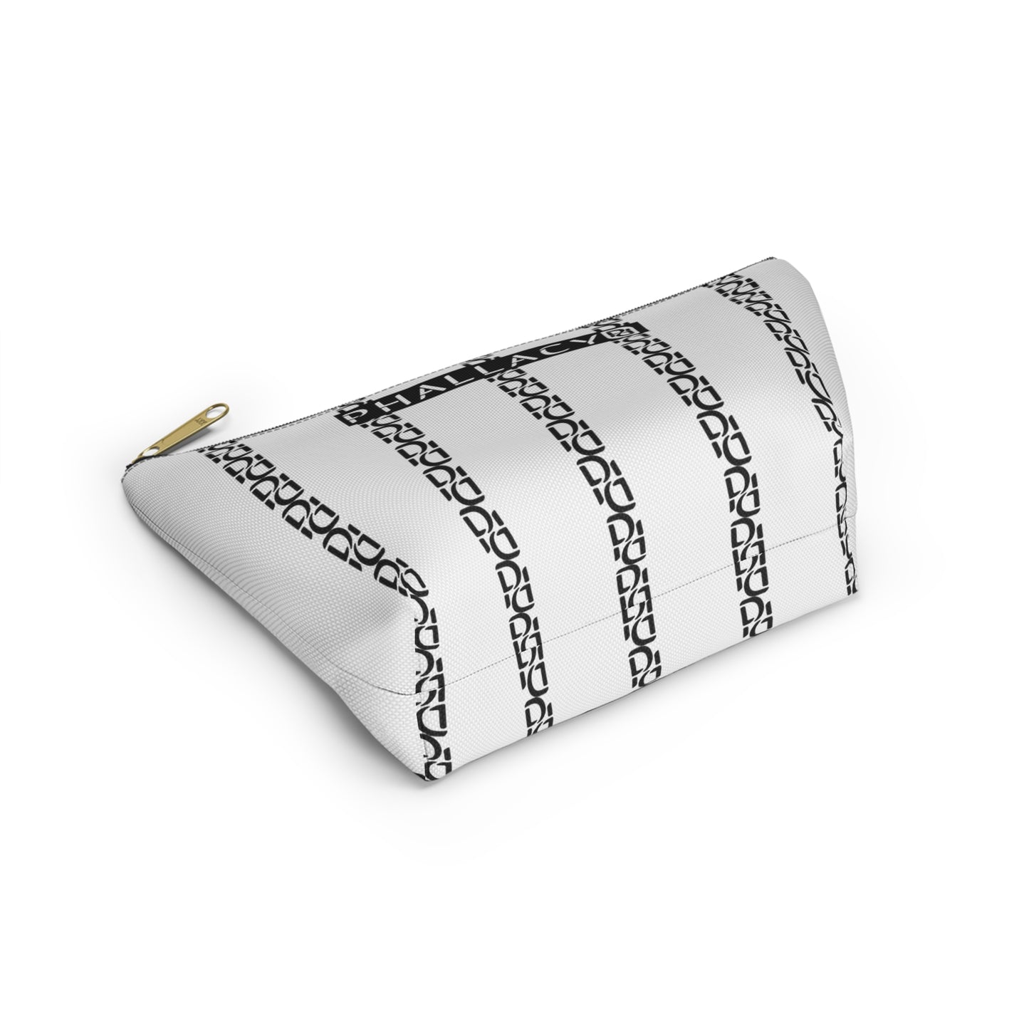 Phallacy Striped Designer Accessory Pouch w T-bottom