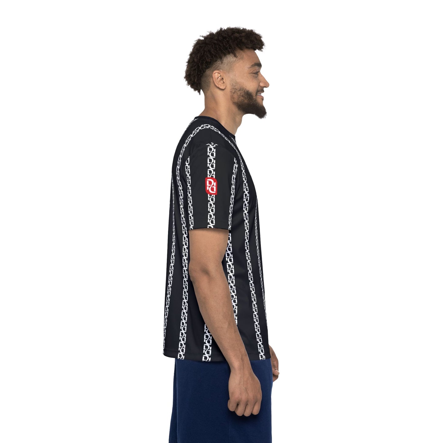 Phallacy Striped Designer Men's Sports Jersey