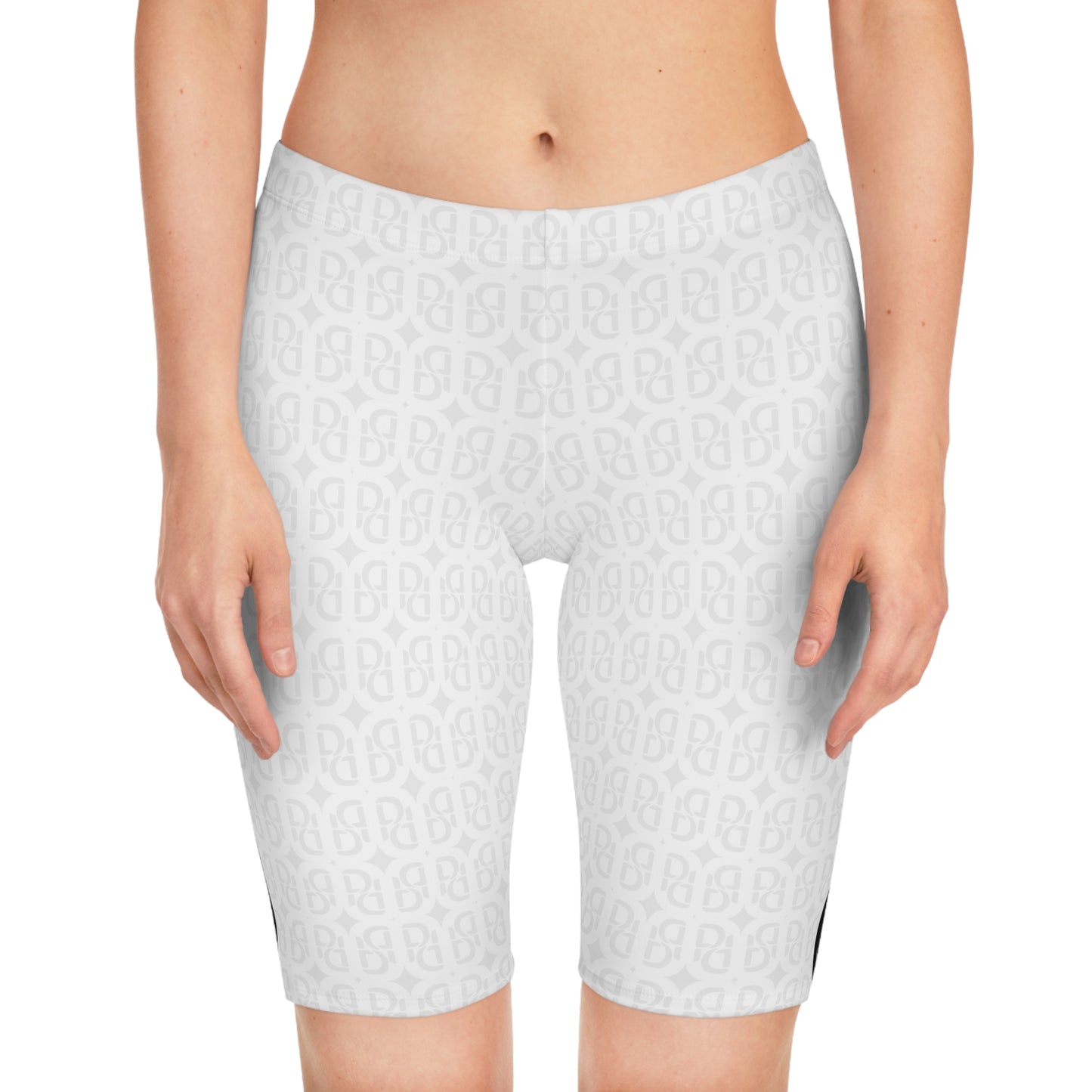 Phallacy Signature Monogram Designer Women's Bike Shorts