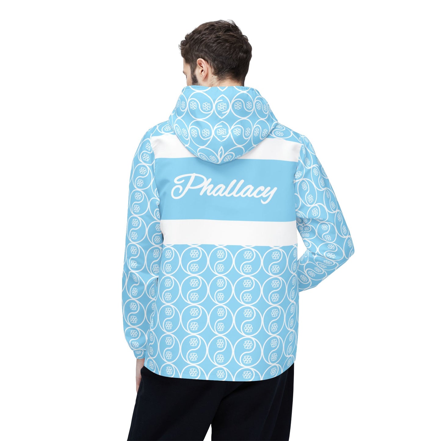 Phallacy Yin-Yang Designer Unisex Windbreaker Jacket