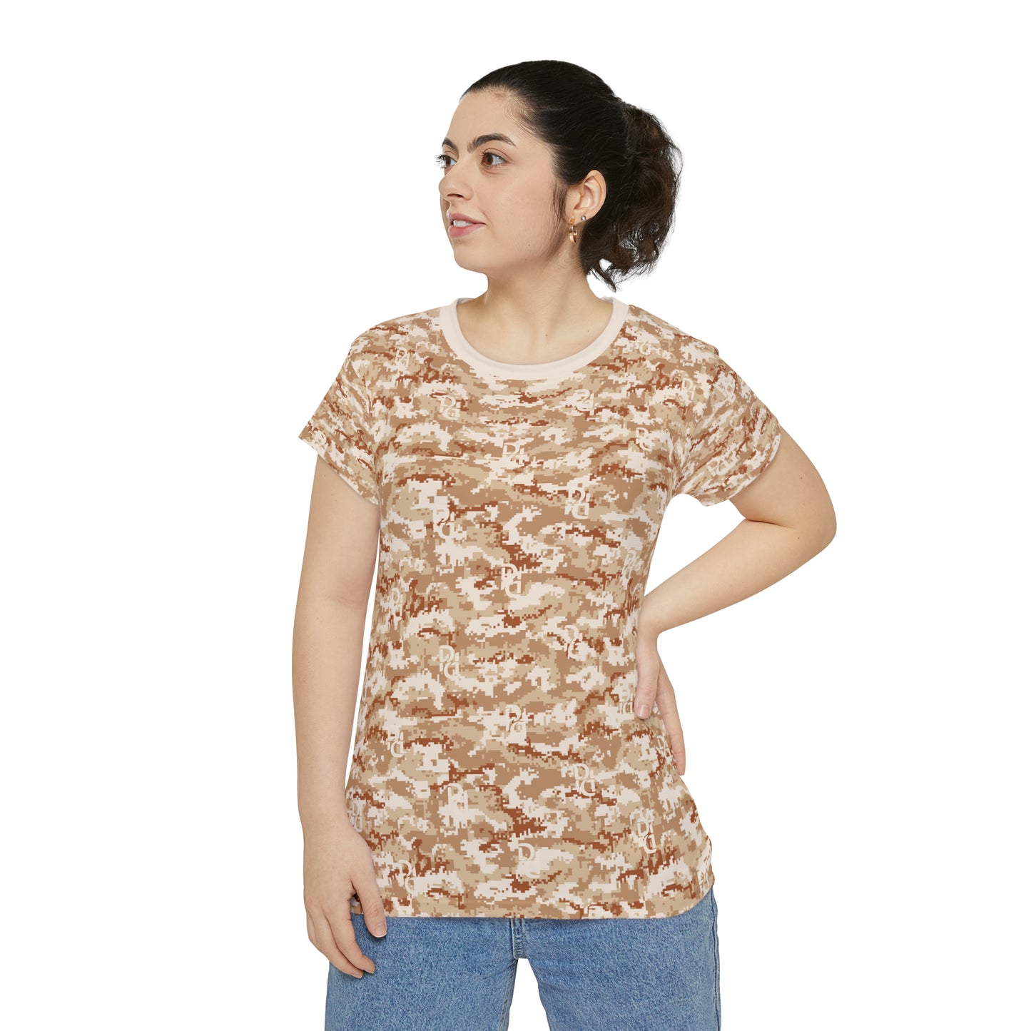 Phallacy Camo Designer Women's Short Sleeve Tee