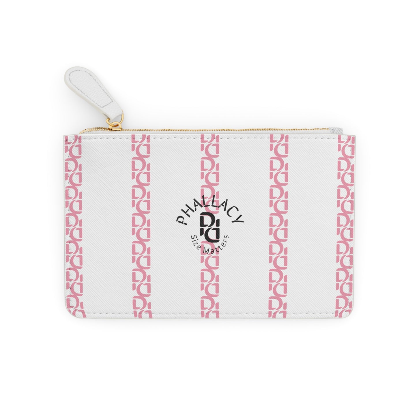 Phallacy Striped Designer Mini Clutch Bag