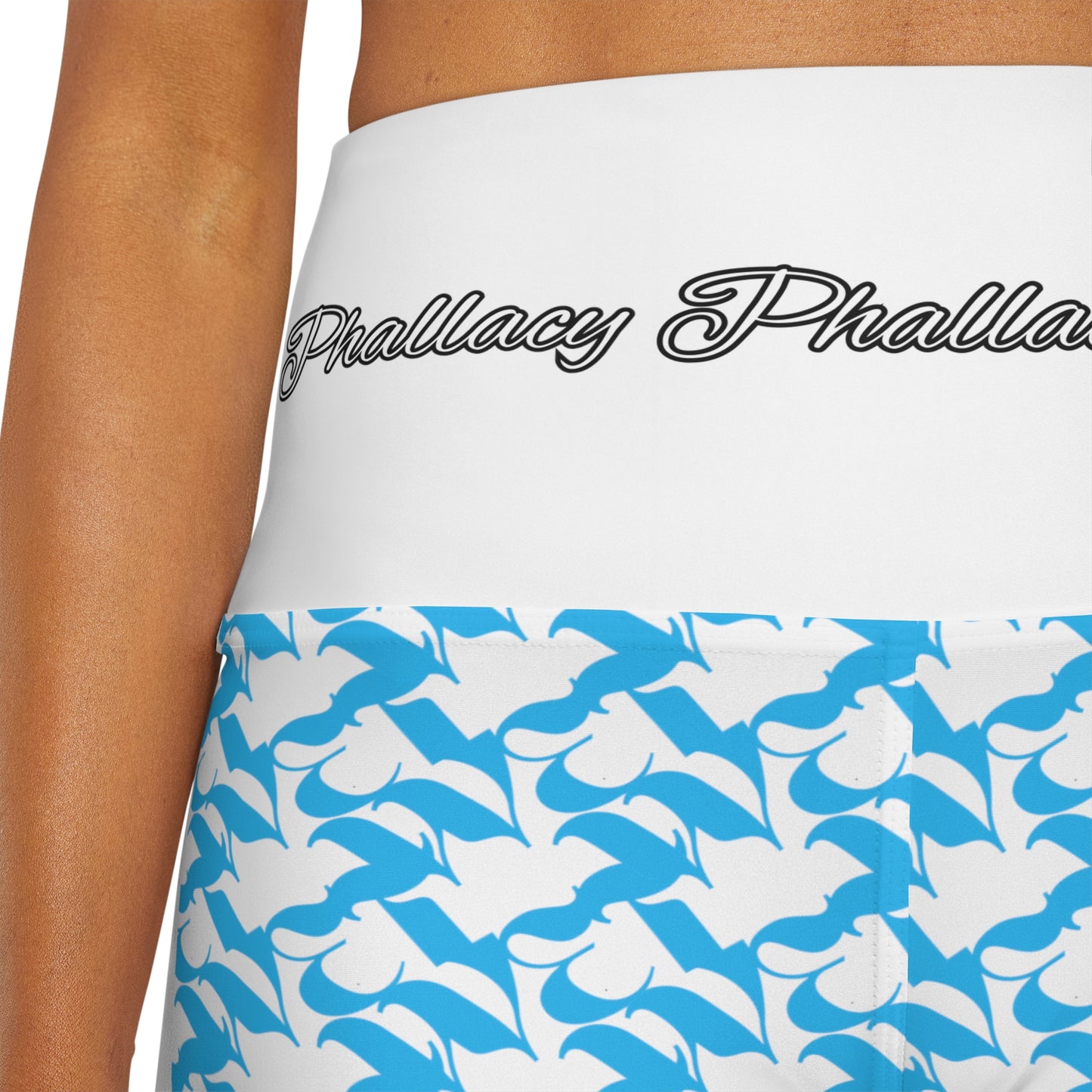 Phallacy WET Designer High Waisted Yoga Shorts (18+)