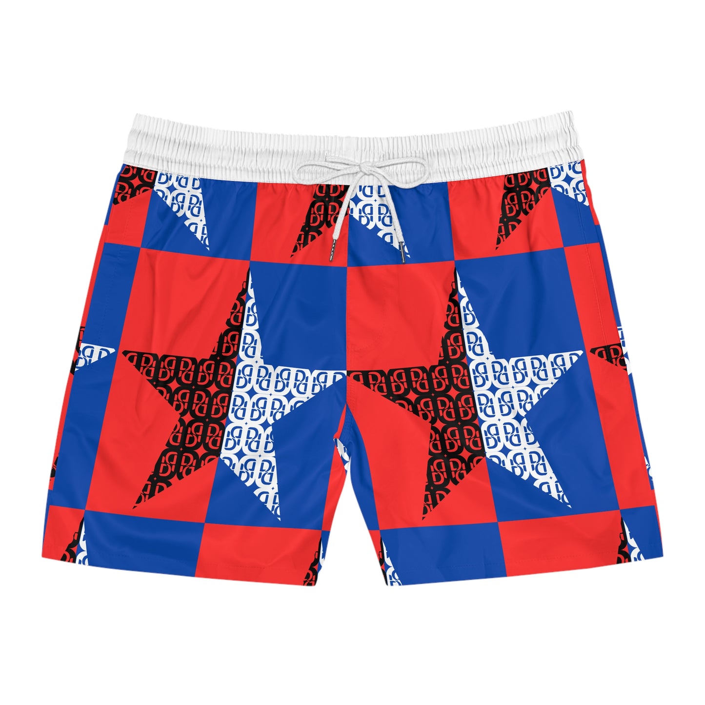 Phallacy Star Designer Mid-Length Swim Shorts