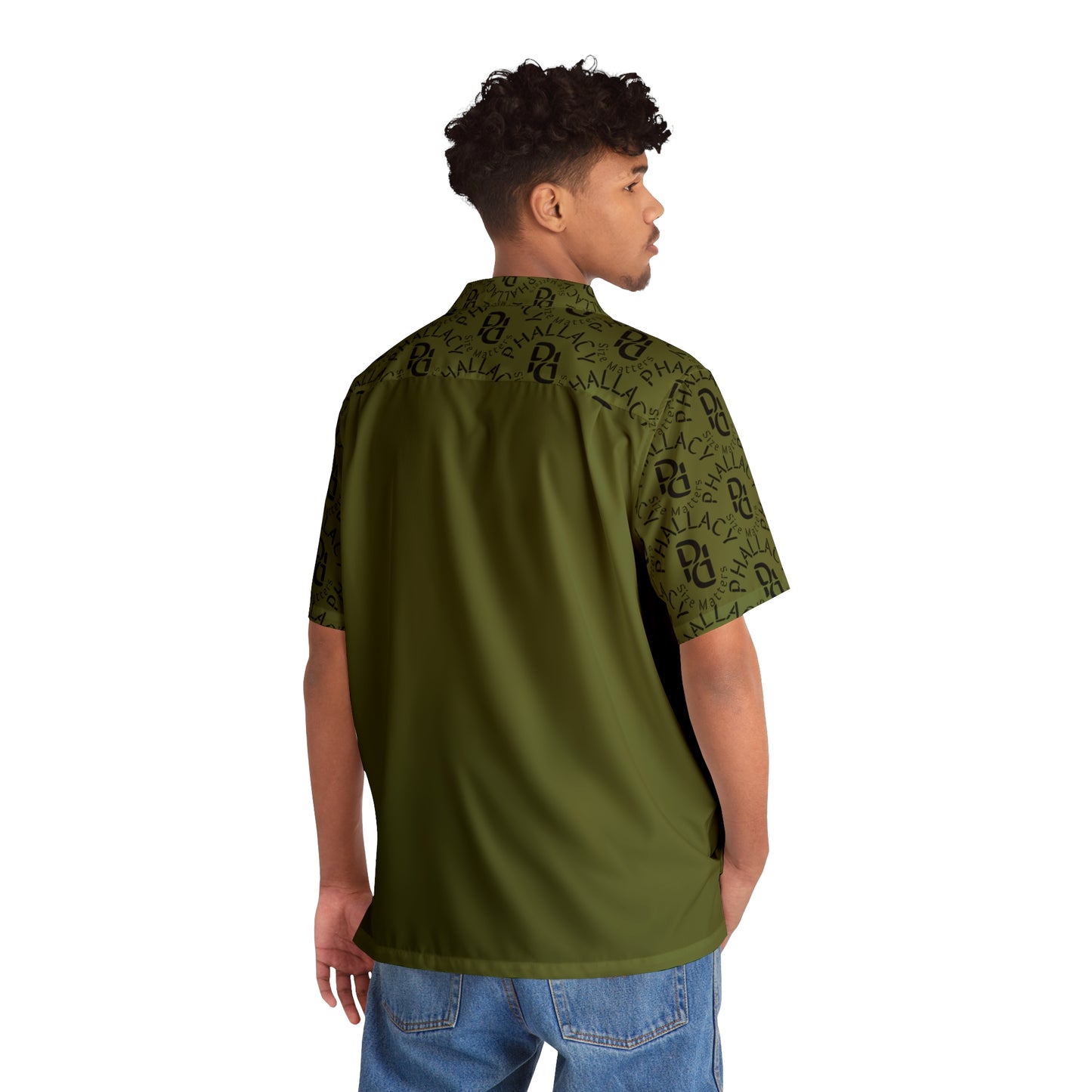 Phallacy Time Designer Men's Button Up Shirt