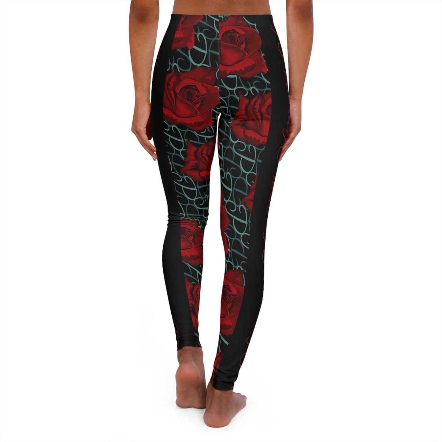 Phallacy Designer Floral Casual Spandex Leggings