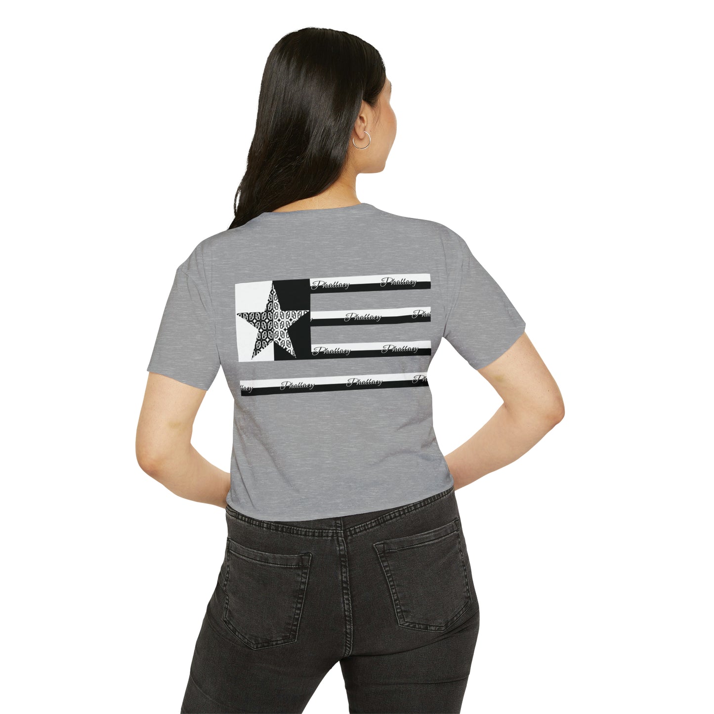 Phallacy Flag Women's Festival Crop Top