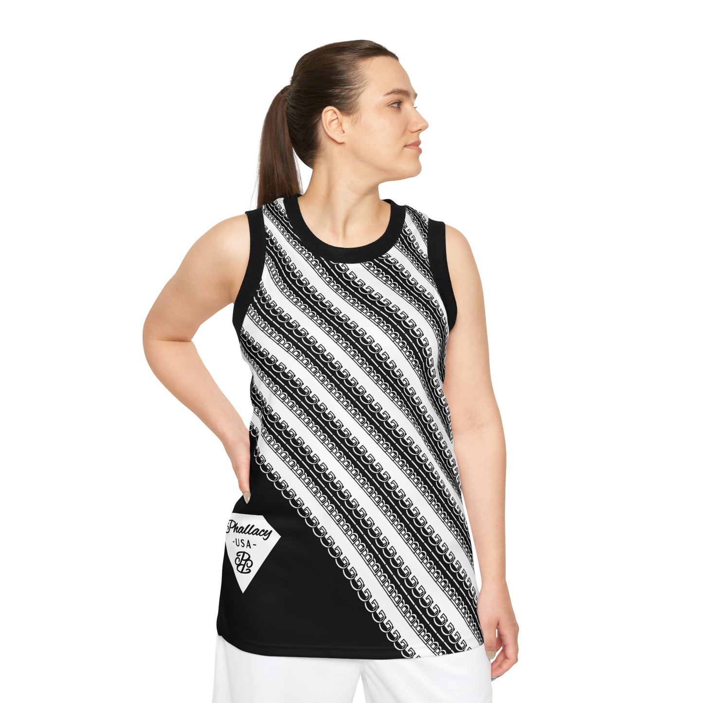 Phallacy BIG Designer Unisex Basketball Jersey