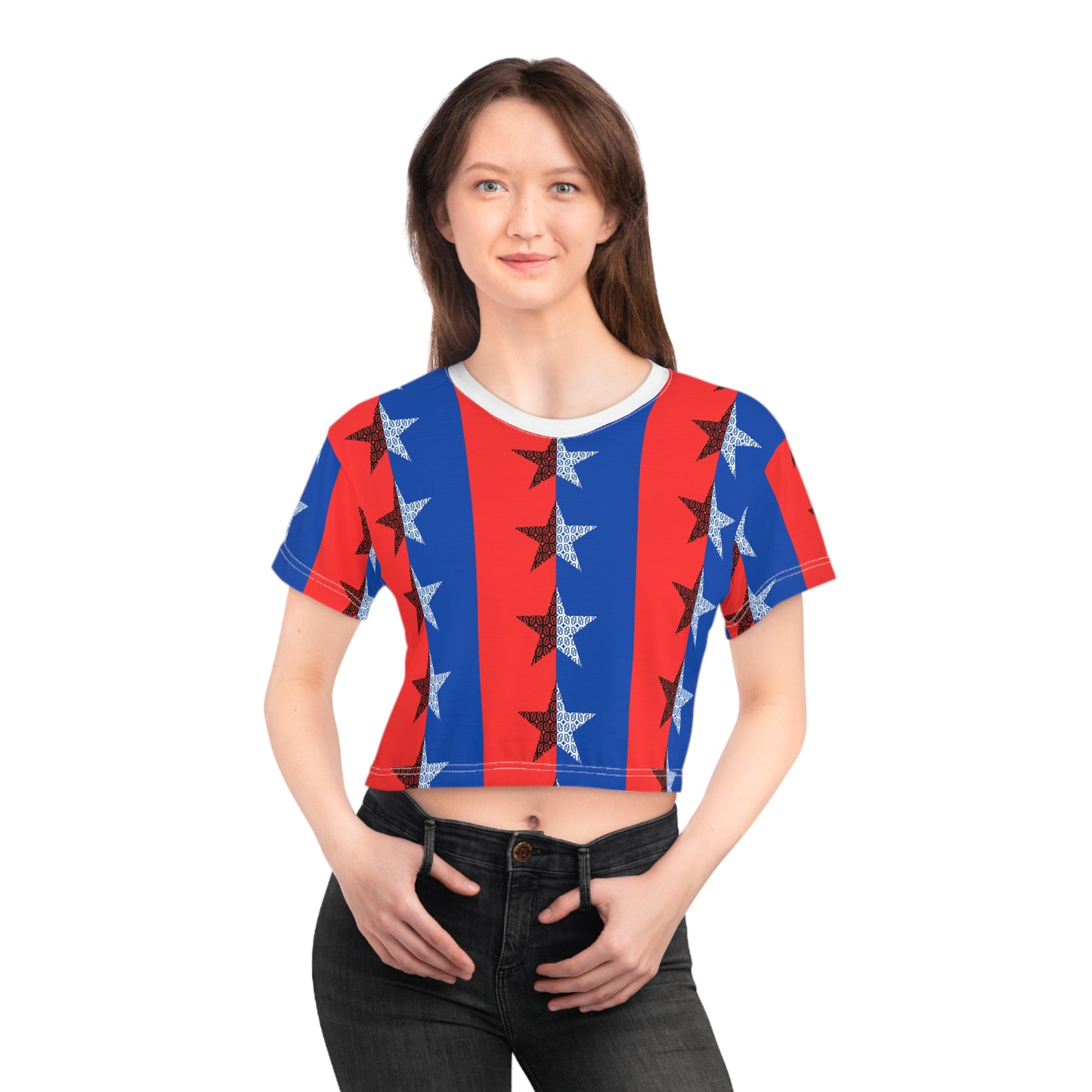 Phallacy Star Designer Cropped Tee