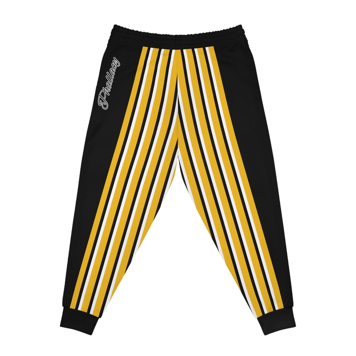 Phallacy Striped Designer Unisex Athletic Joggers