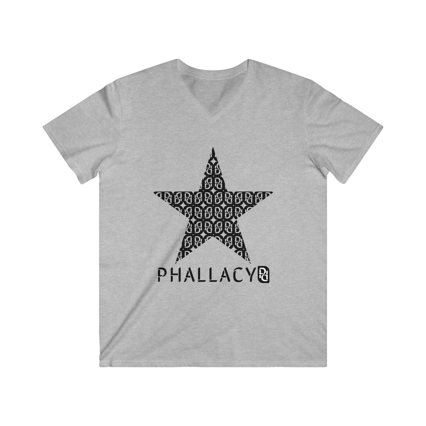 Phallacy Star Men's Fitted V-Neck Tee