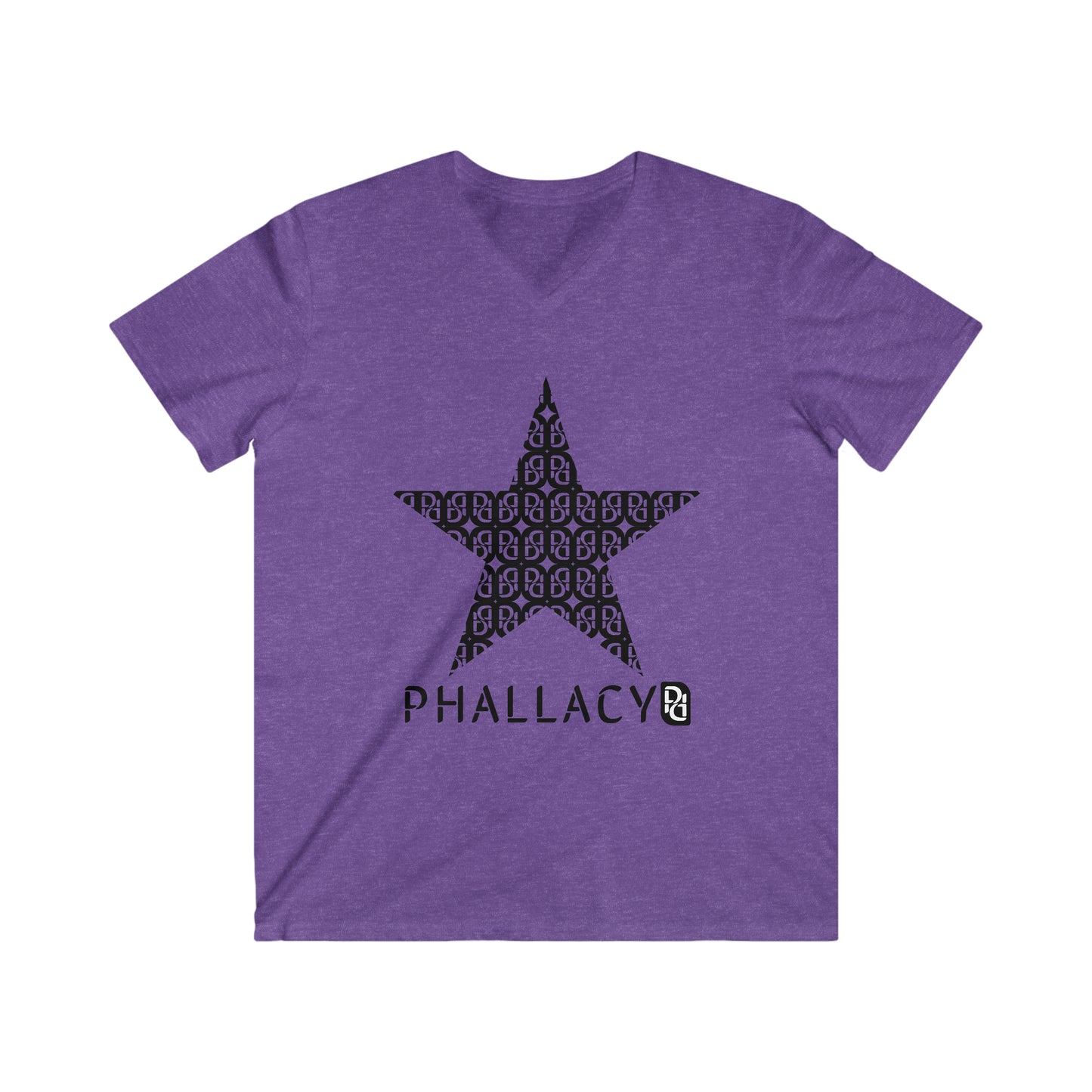 Phallacy Star Men's Fitted V-Neck Tee