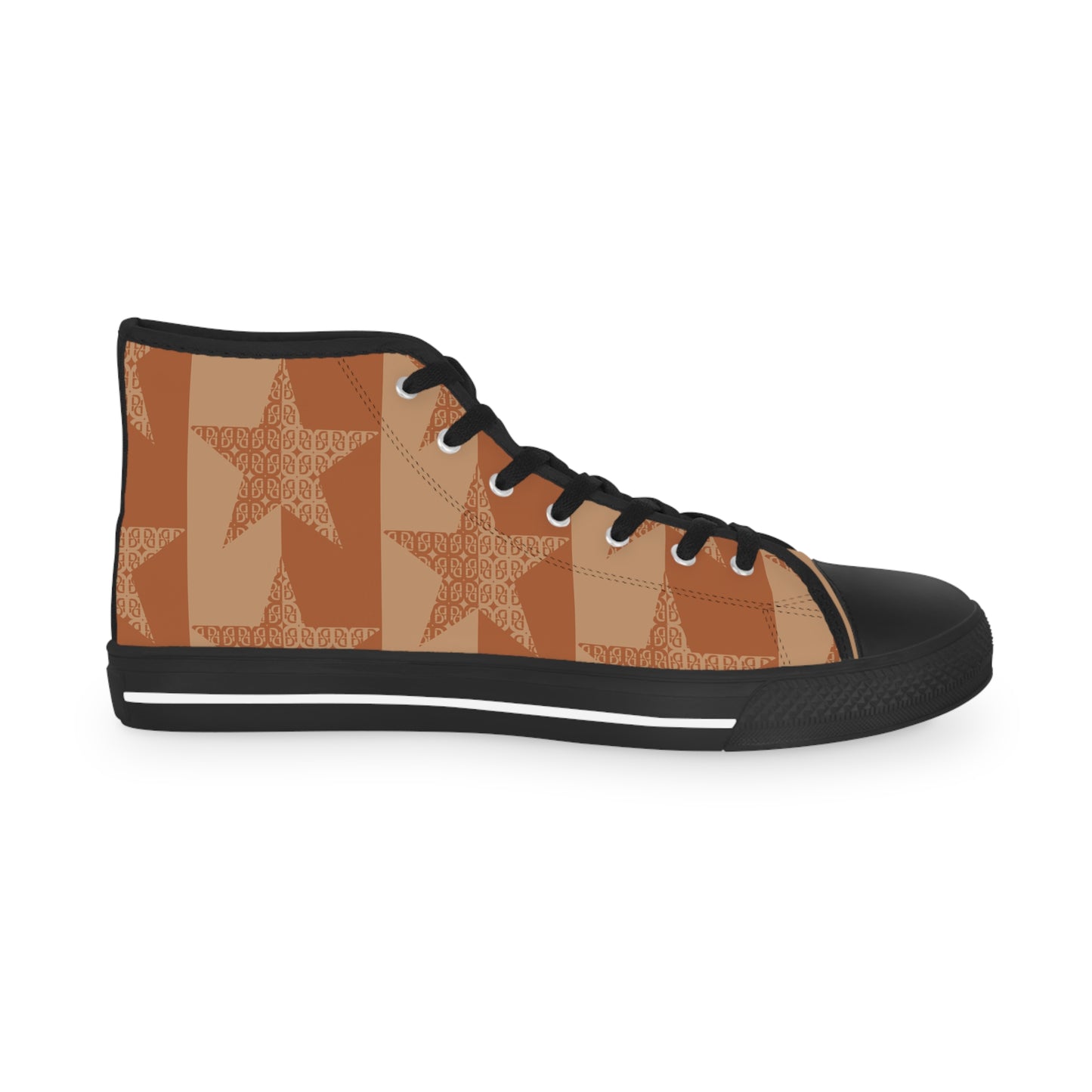 Phallacy Star Designer Men's High Top Sneakers