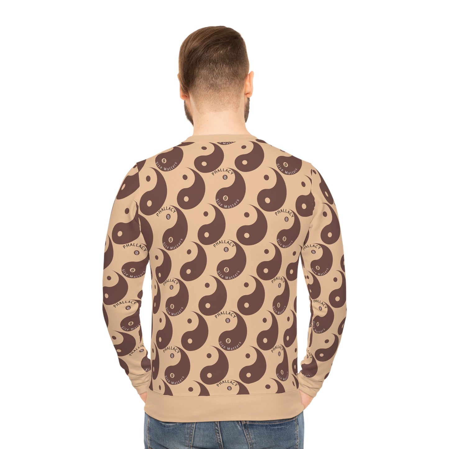 Phallacy Yin-Yang Designer Lightweight Sweatshirt