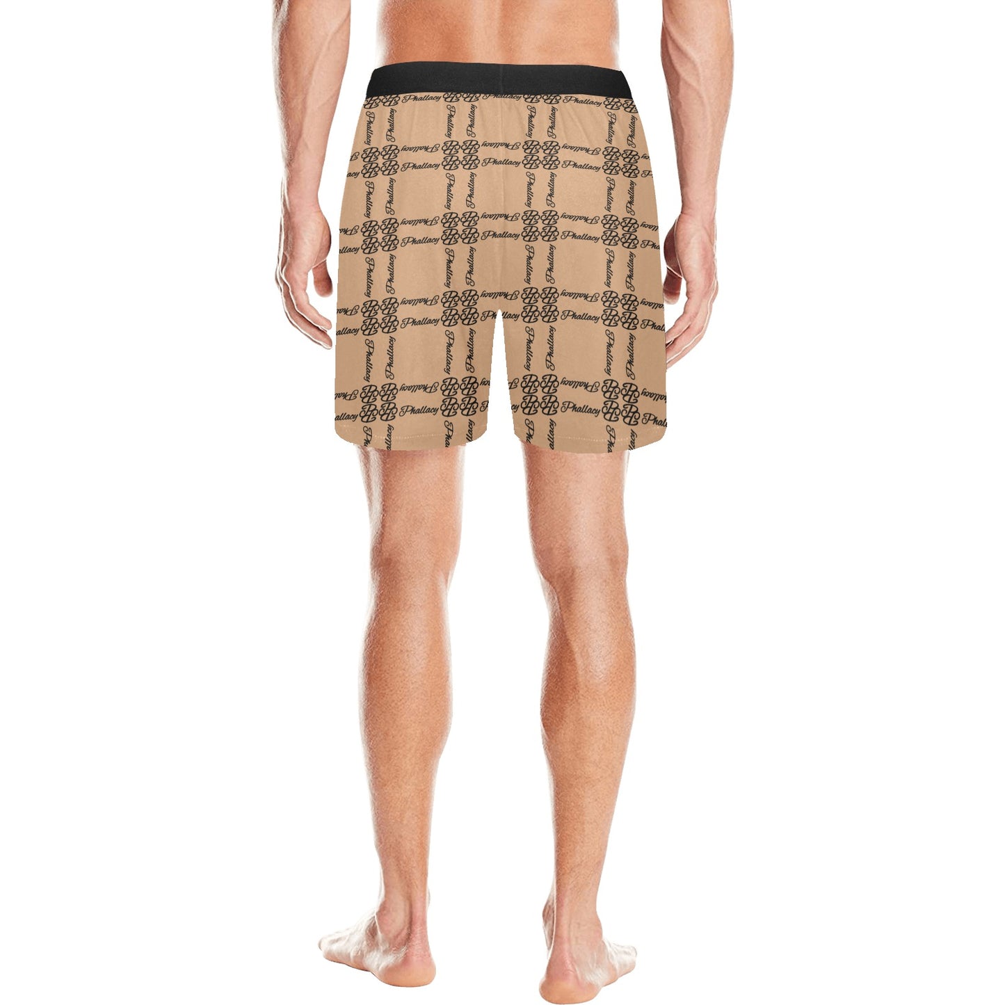 Phallacy Balance Designer Men's Fleece Pajama Shorts