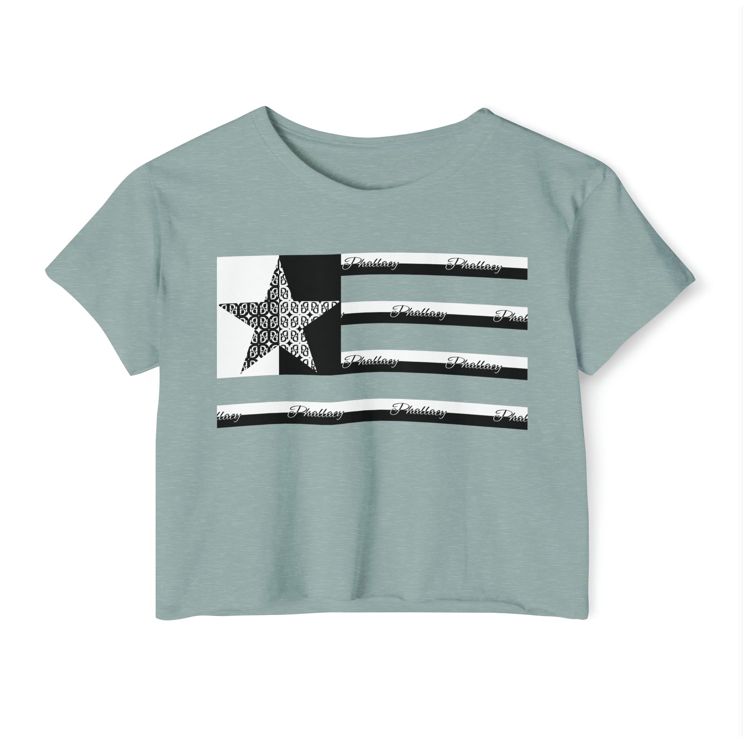 Phallacy Flag Women's Festival Crop Top