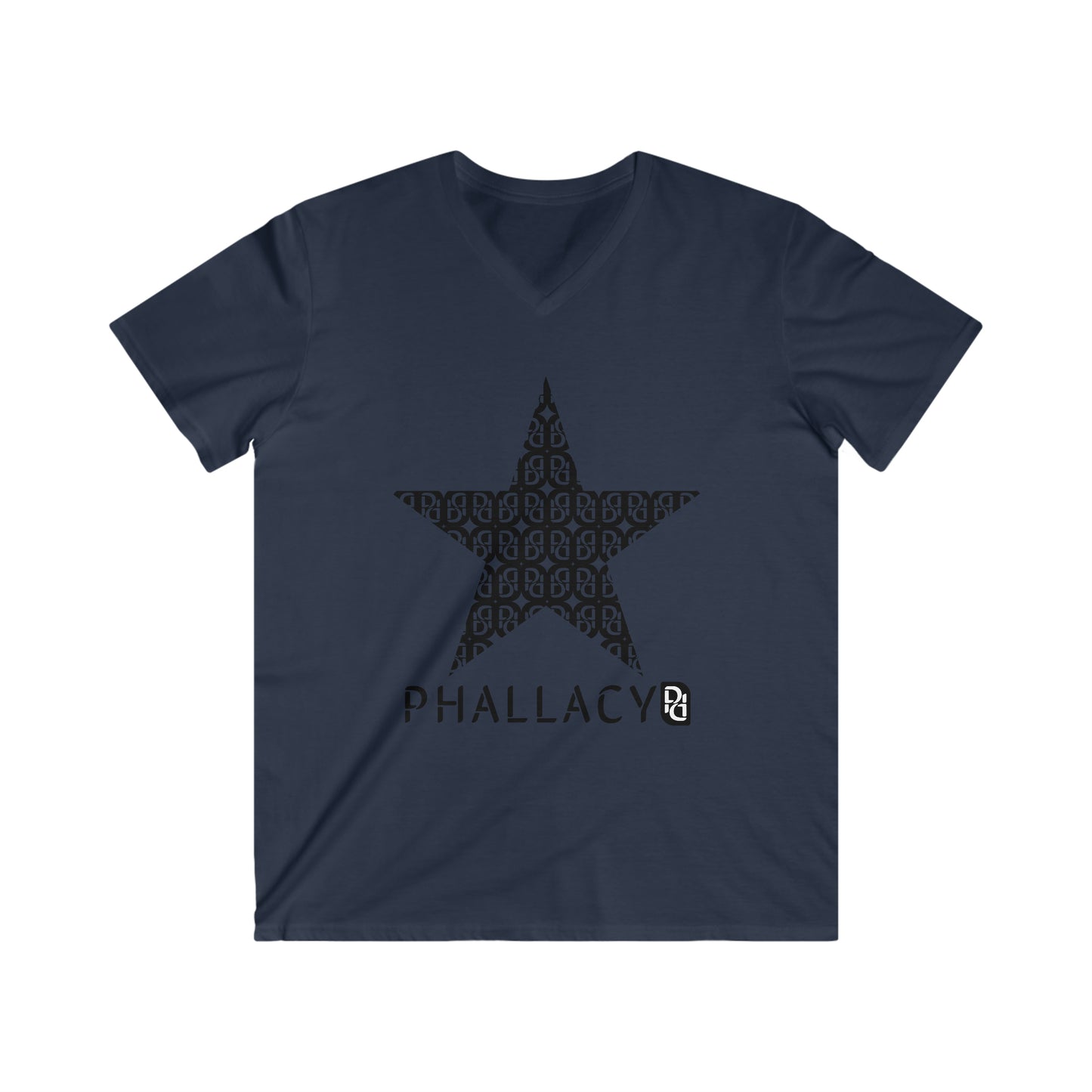 Phallacy Star Men's Fitted V-Neck Tee